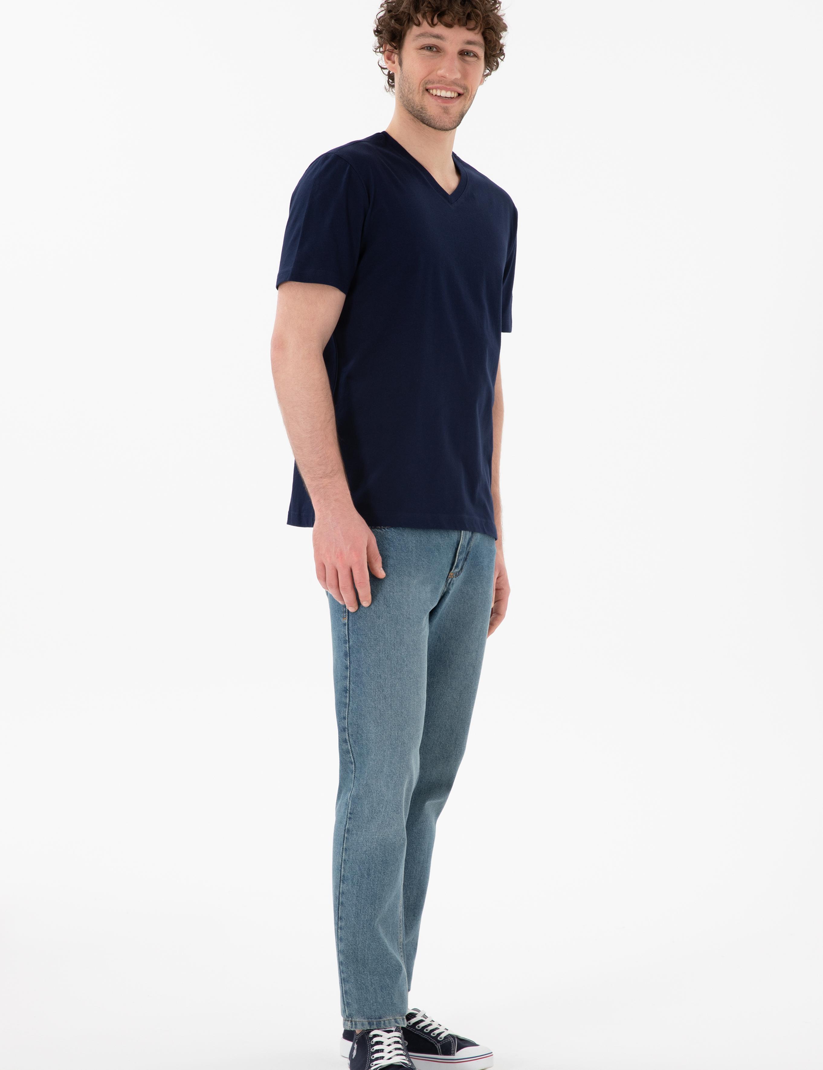 تی شرت یقه هفت آستین کوتاه رگولار یقه هفت مردانه یو اس پولو | U.S. Polo Assn. - تصویر 5
