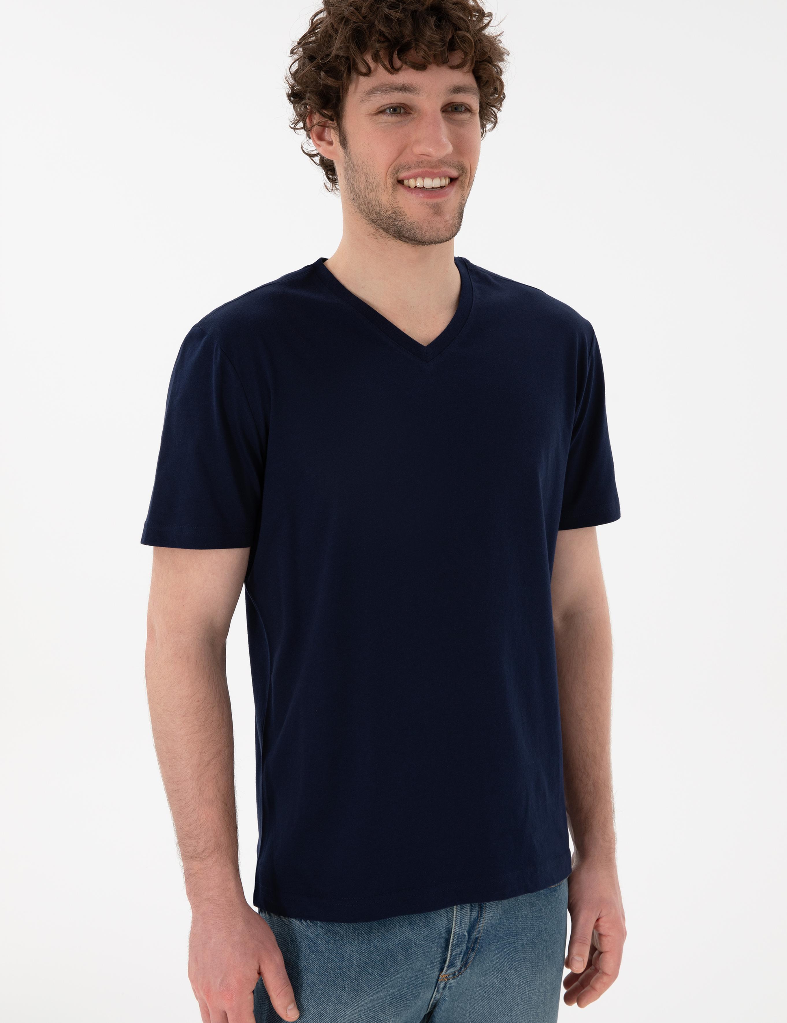 تی شرت یقه هفت آستین کوتاه رگولار یقه هفت مردانه یو اس پولو | U.S. Polo Assn. - تصویر 4