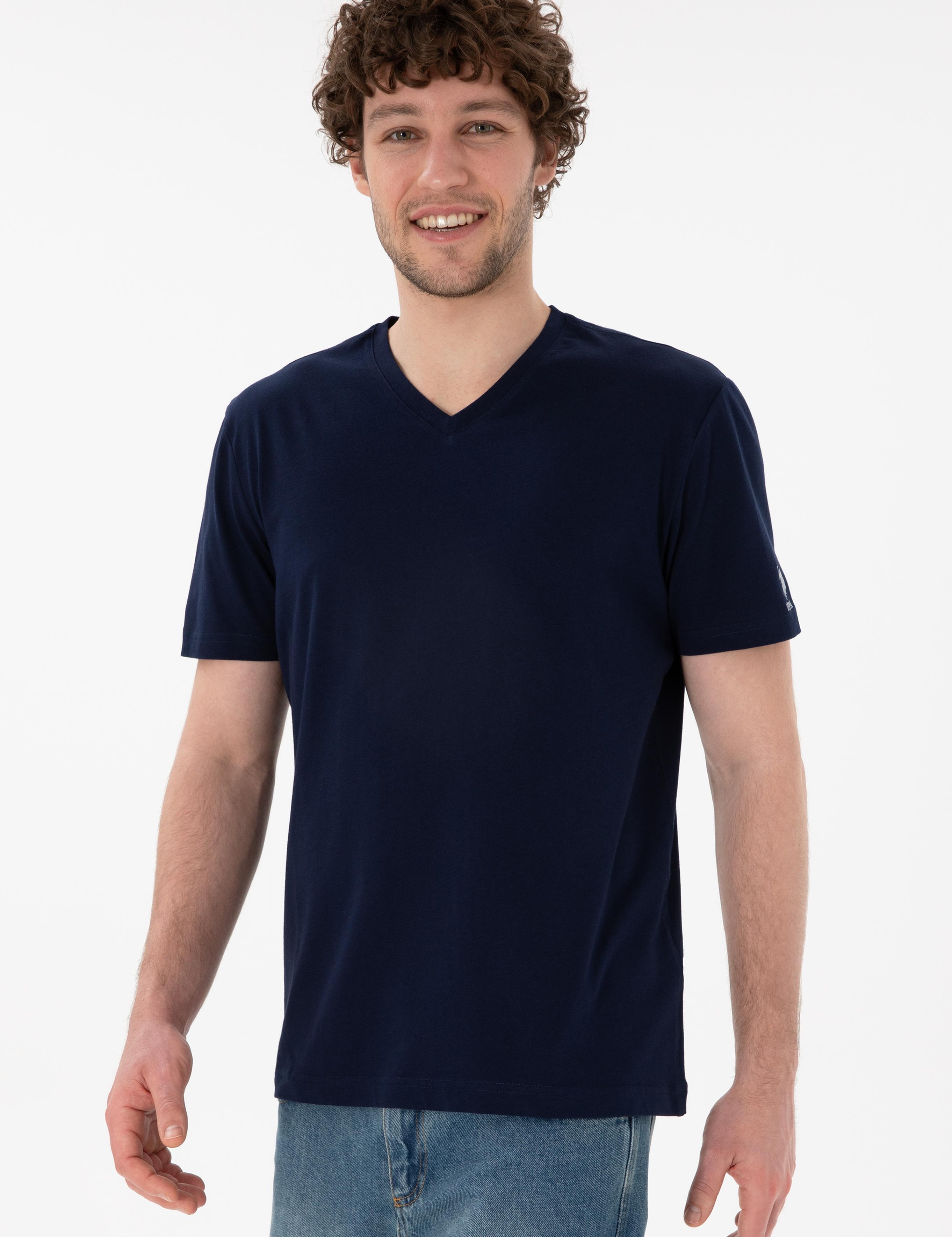 تی شرت یقه هفت آستین کوتاه رگولار یقه هفت مردانه یو اس پولو | U.S. Polo Assn. - تصویر 2