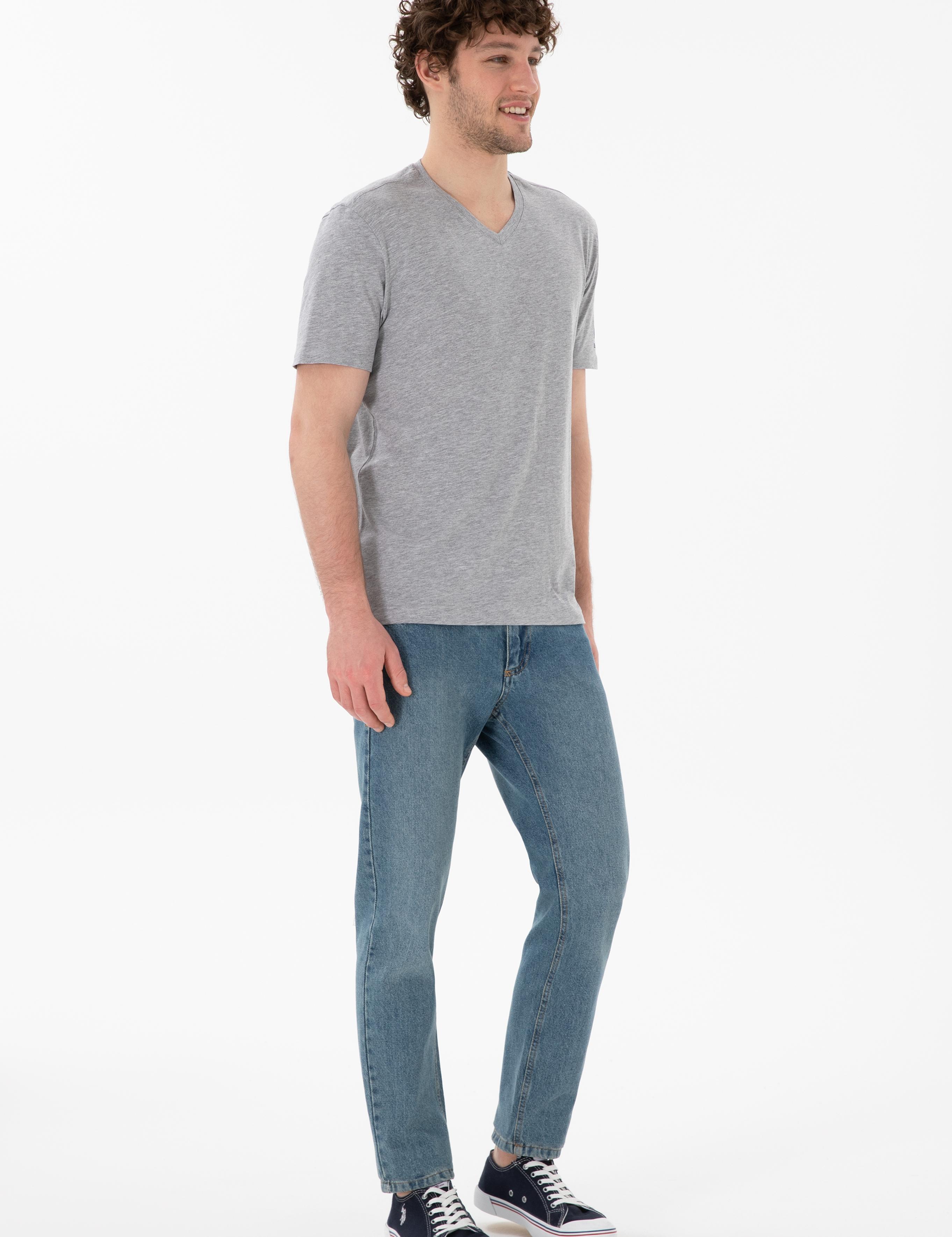 تی شرت یقه هفت آستین کوتاه رگولار یقه هفت مردانه یو اس پولو | U.S. Polo Assn. - تصویر 5