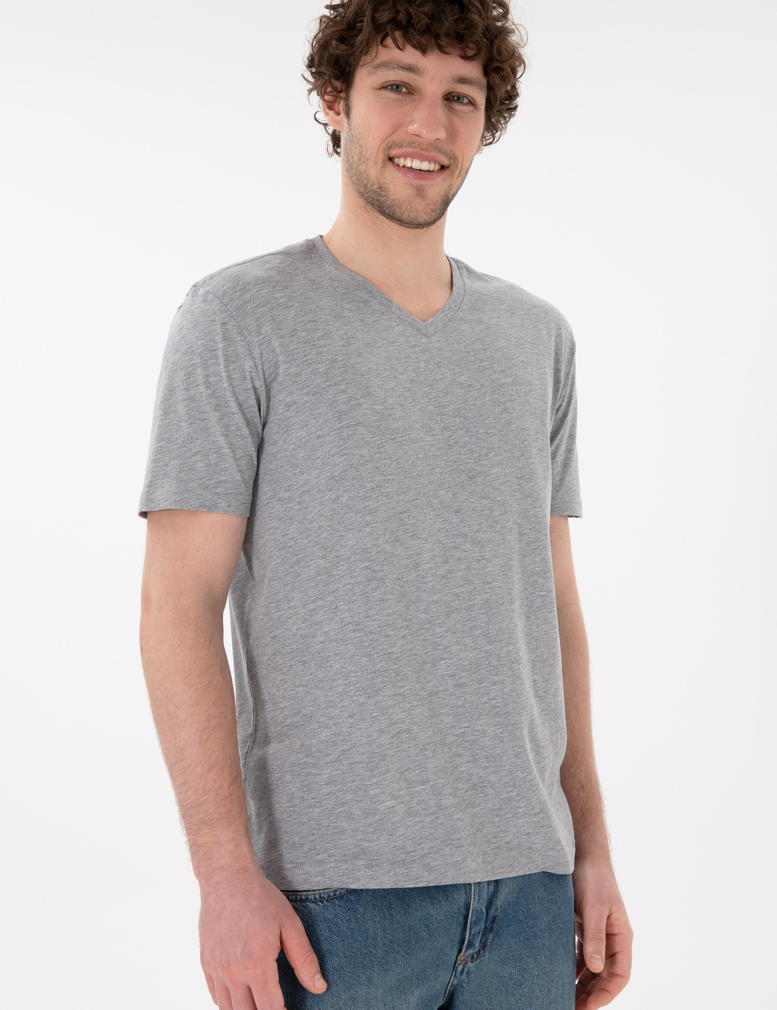 تی شرت یقه هفت آستین کوتاه رگولار یقه هفت مردانه یو اس پولو | U.S. Polo Assn. - تصویر 4