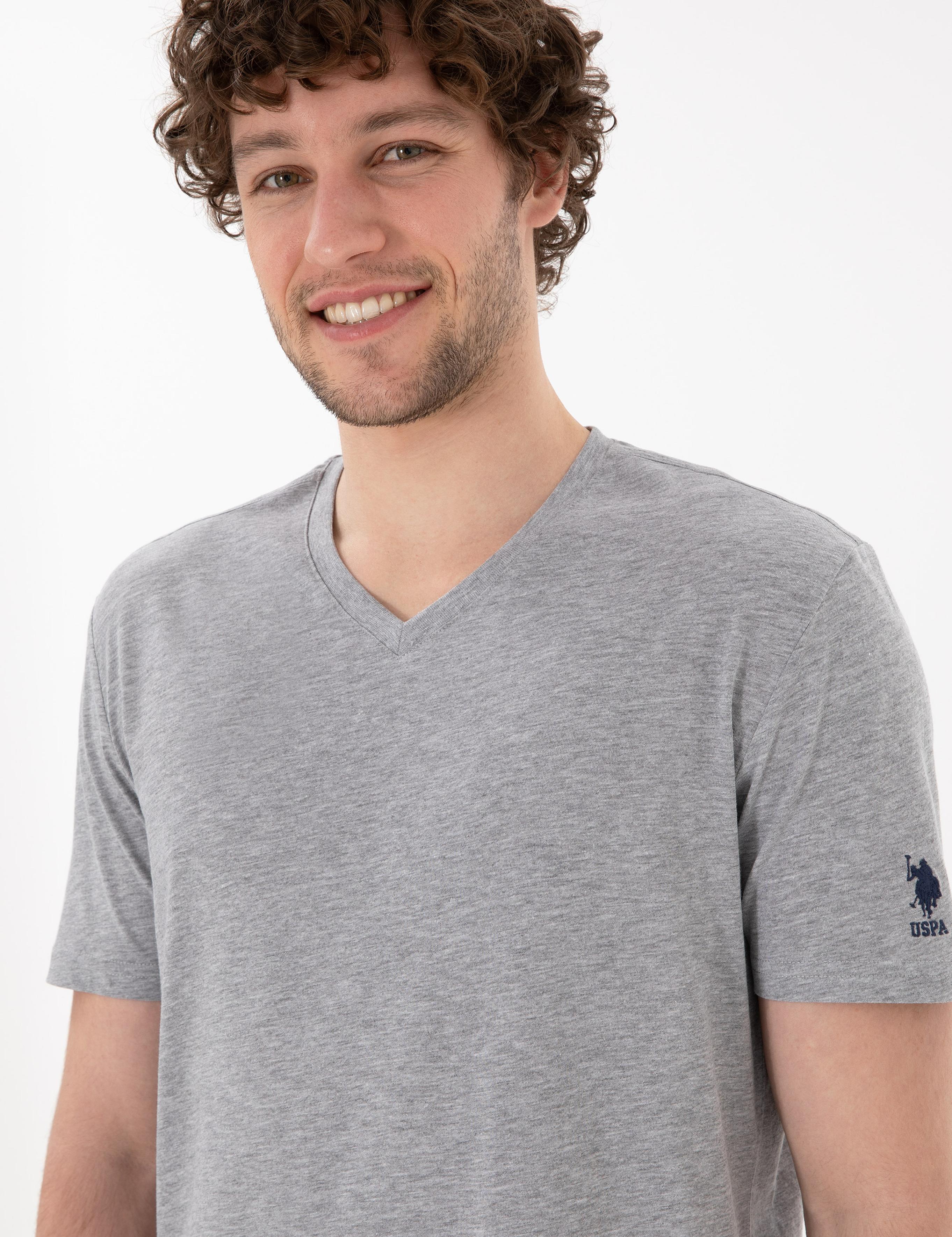 تی شرت یقه هفت آستین کوتاه رگولار یقه هفت مردانه یو اس پولو | U.S. Polo Assn. - تصویر 3