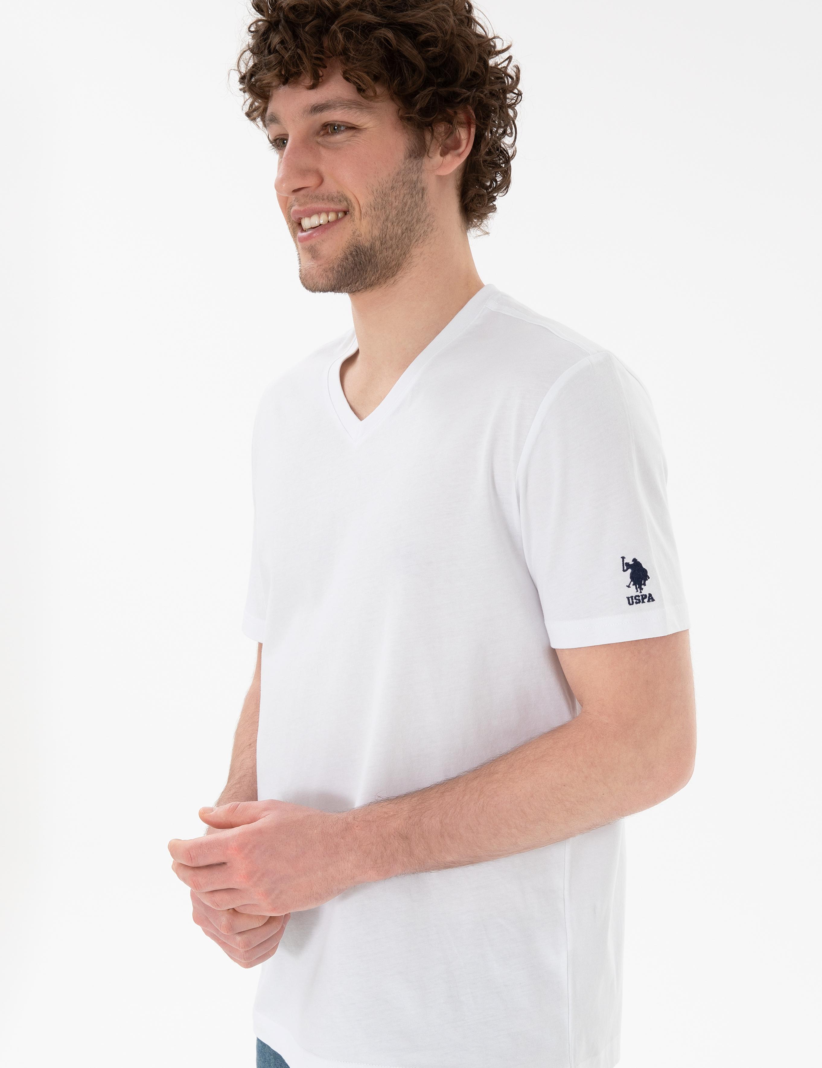 تی شرت یقه هفت آستین کوتاه رگولار یقه هفت مردانه یو اس پولو | U.S. Polo Assn. - تصویر 2