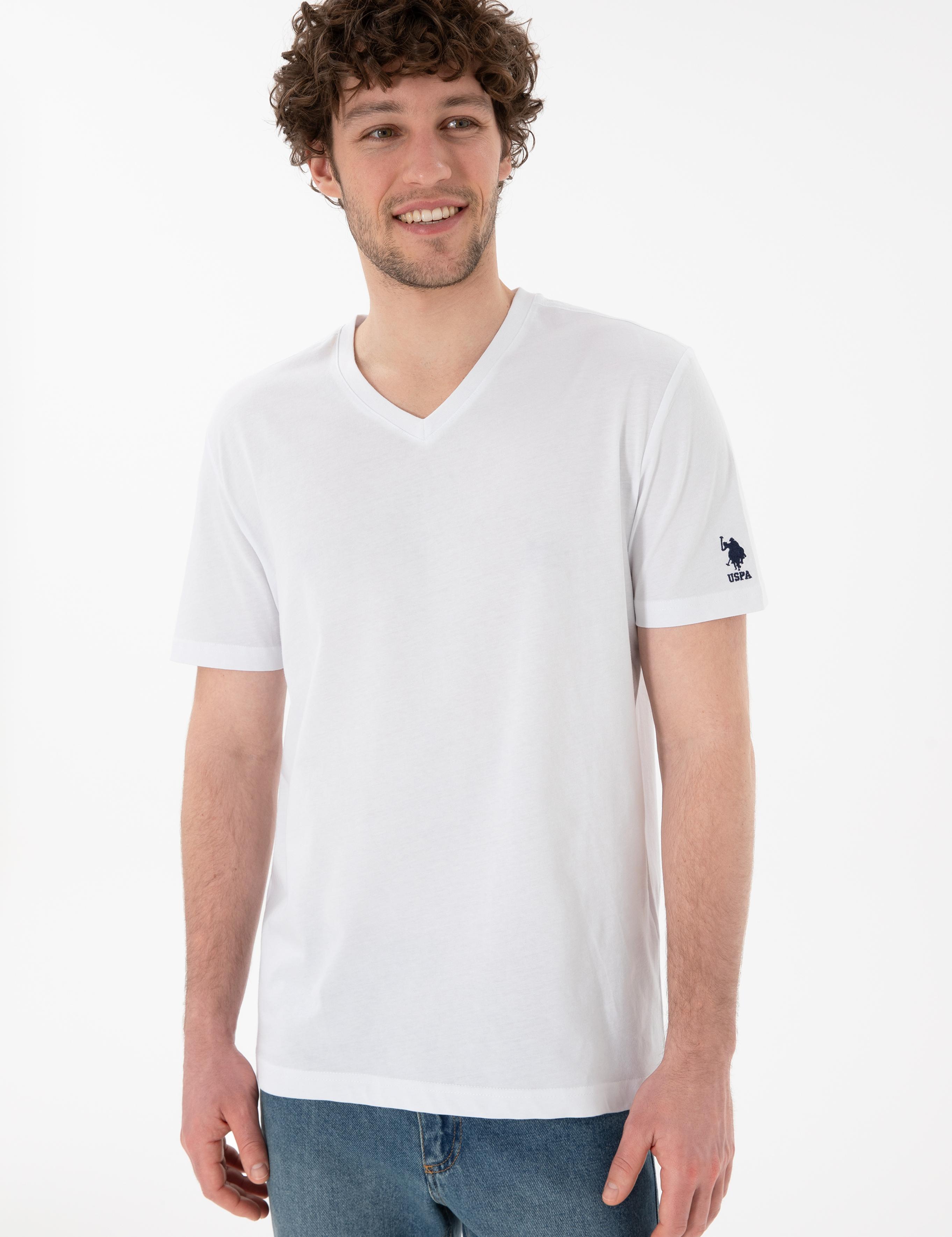 تی شرت یقه هفت آستین کوتاه رگولار یقه هفت مردانه یو اس پولو | U.S. Polo Assn. - تصویر 4