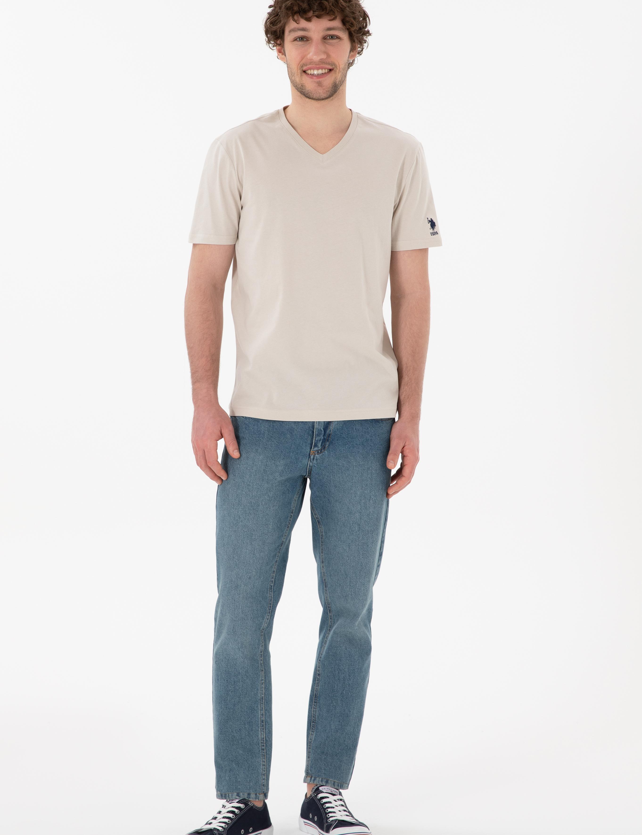 تی شرت یقه هفت آستین کوتاه رگولار یقه هفت مردانه یو اس پولو | U.S. Polo Assn. - تصویر 5