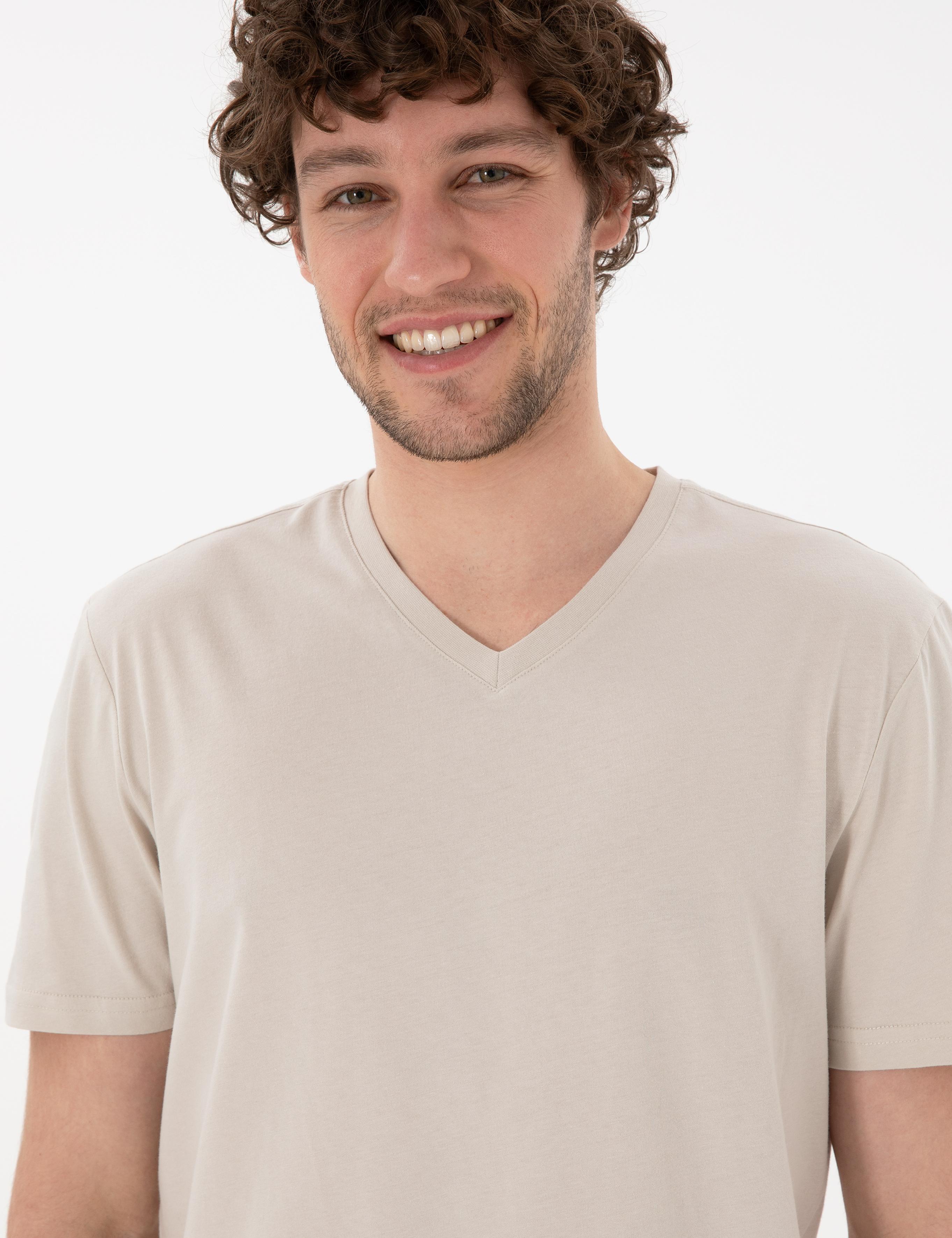 تی شرت یقه هفت آستین کوتاه رگولار یقه هفت مردانه یو اس پولو | U.S. Polo Assn. - تصویر 3
