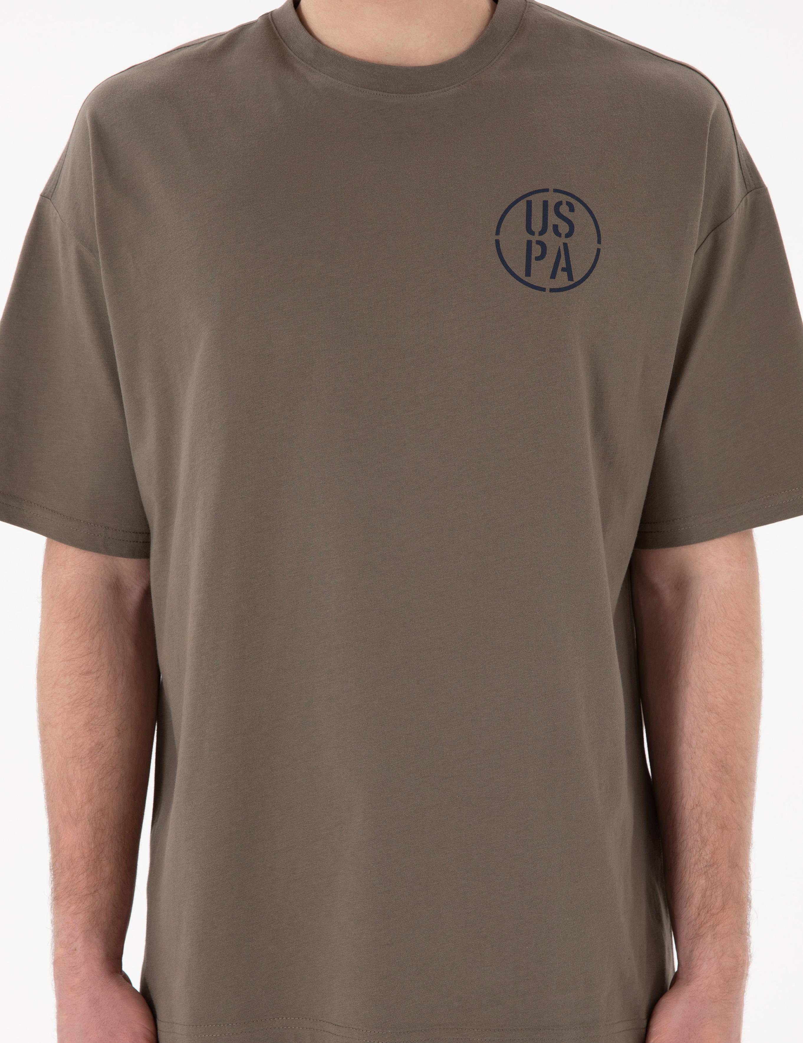 تی شرت یقه گرد آستین کوتاه Oversize یقه گرد مردانه یو اس پولو | U.S. Polo Assn. - تصویر 7
