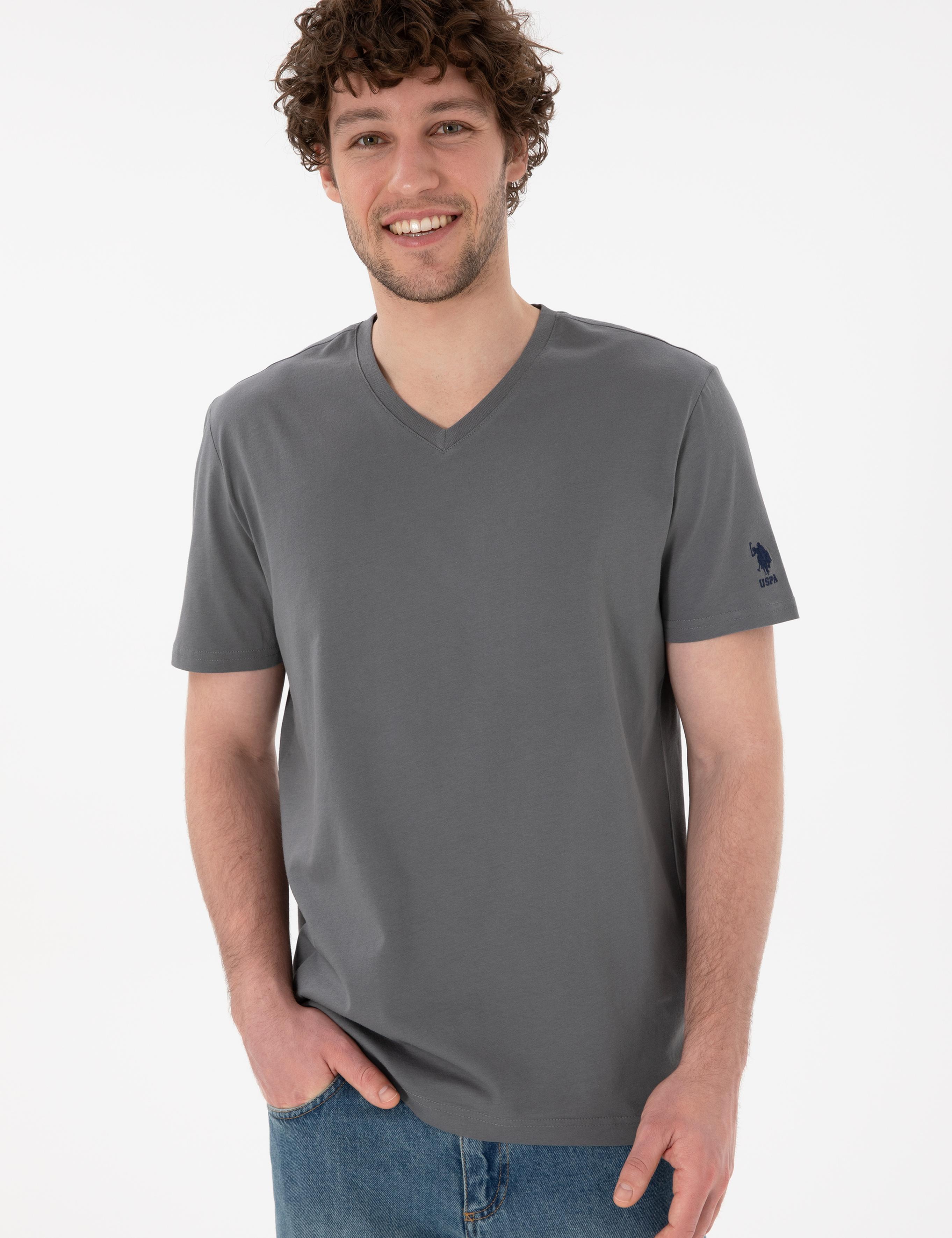 تی شرت یقه هفت آستین کوتاه رگولار یقه هفت مردانه یو اس پولو | U.S. Polo Assn. - تصویر 4