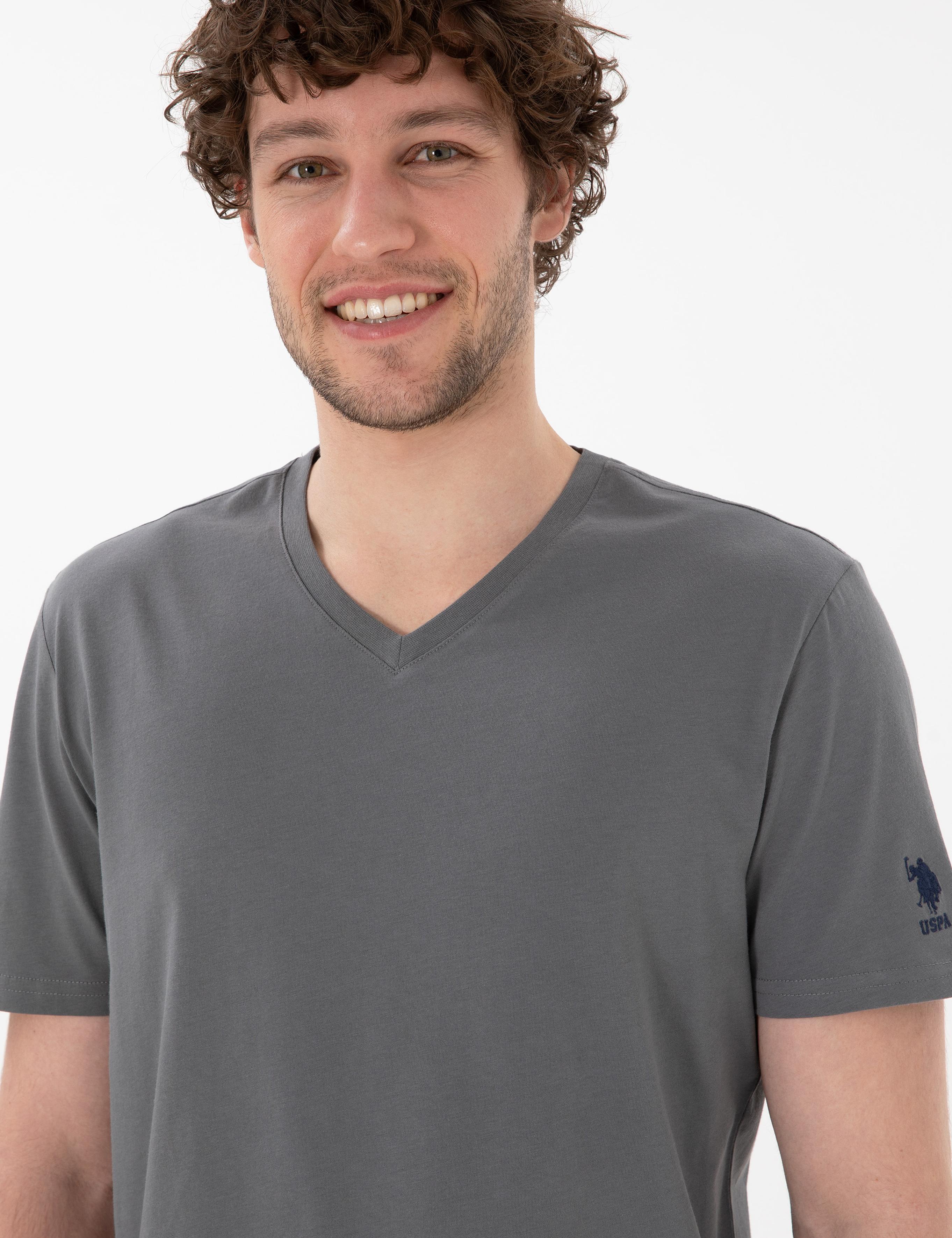 تی شرت یقه هفت آستین کوتاه رگولار یقه هفت مردانه یو اس پولو | U.S. Polo Assn. - تصویر 3