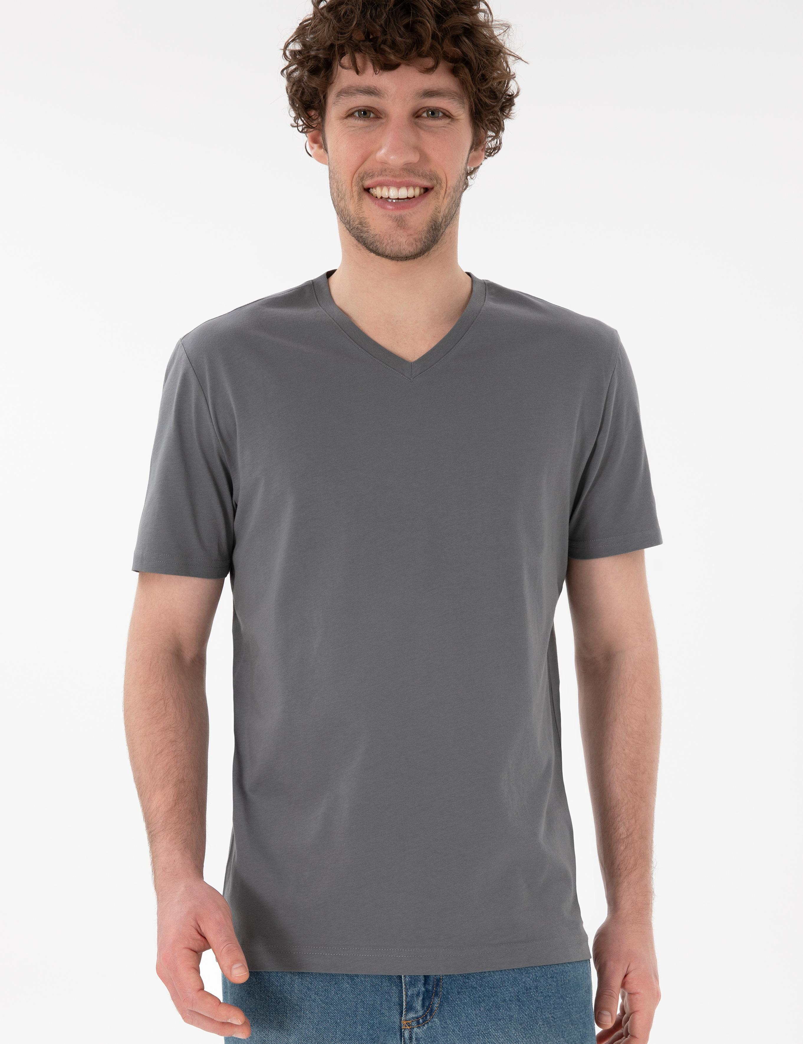 تی شرت یقه هفت آستین کوتاه رگولار یقه هفت مردانه یو اس پولو | U.S. Polo Assn. - تصویر 2