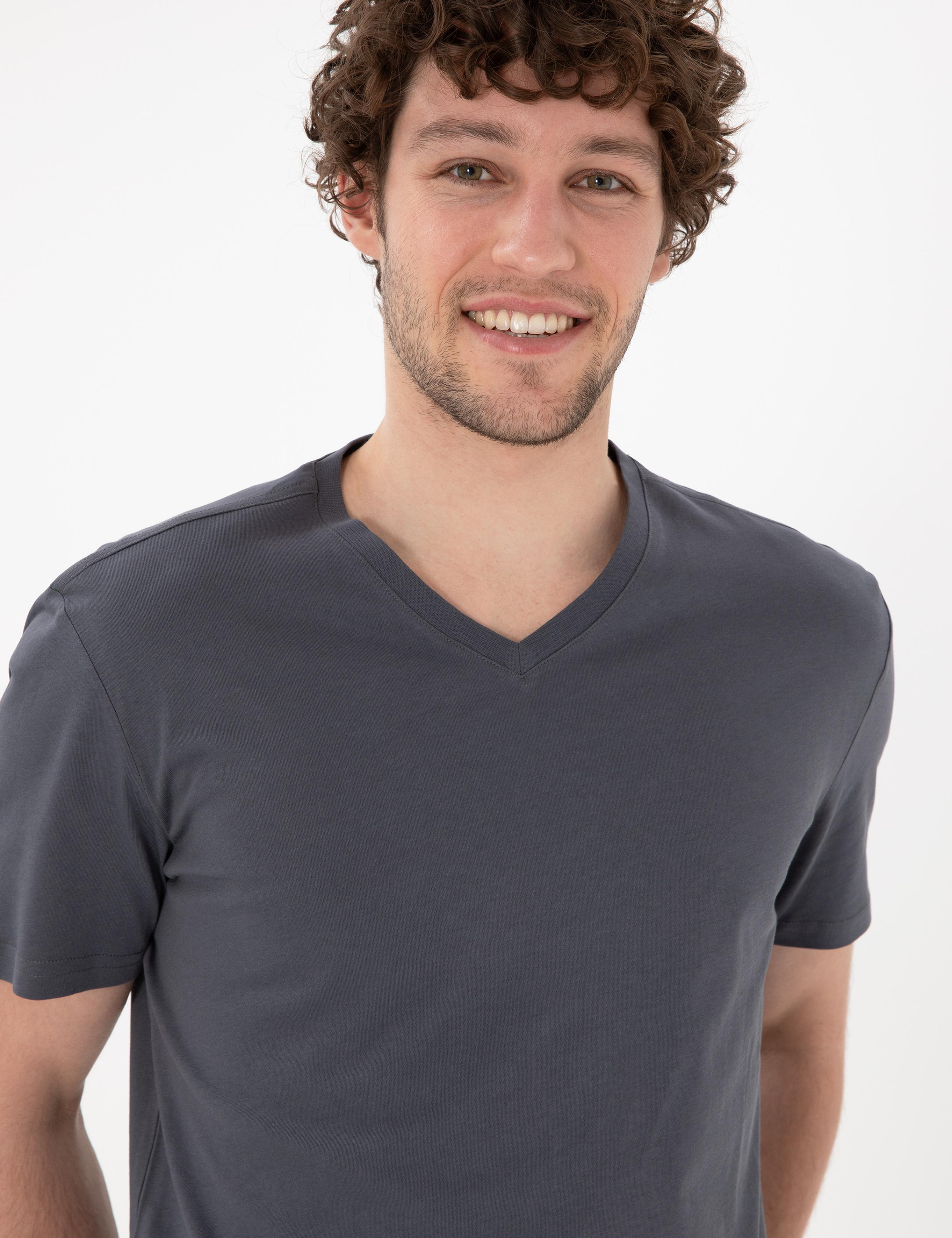 تی شرت یقه هفت آستین کوتاه رگولار یقه هفت مردانه یو اس پولو | U.S. Polo Assn. - تصویر 3