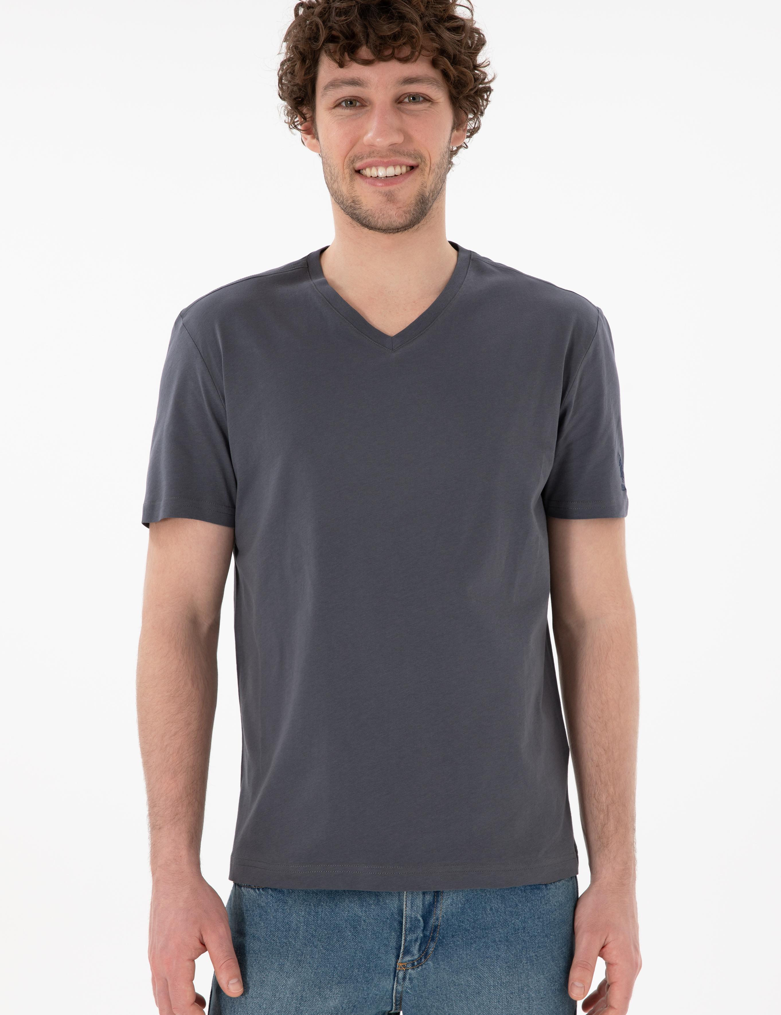 تی شرت یقه هفت آستین کوتاه رگولار یقه هفت مردانه یو اس پولو | U.S. Polo Assn. - تصویر 4