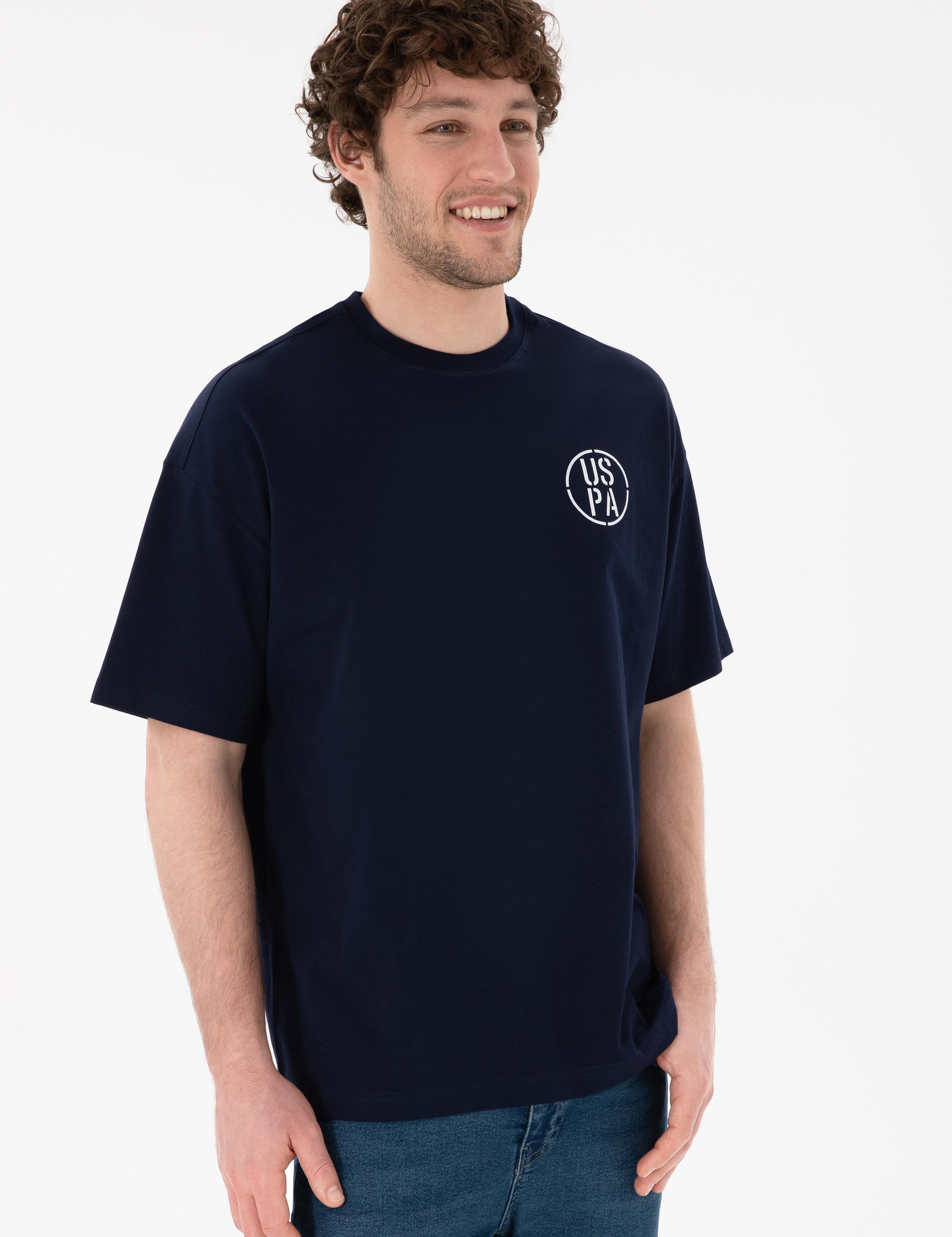 تی شرت یقه گرد آستین کوتاه Oversize یقه گرد مردانه یو اس پولو | U.S. Polo Assn. - تصویر 2