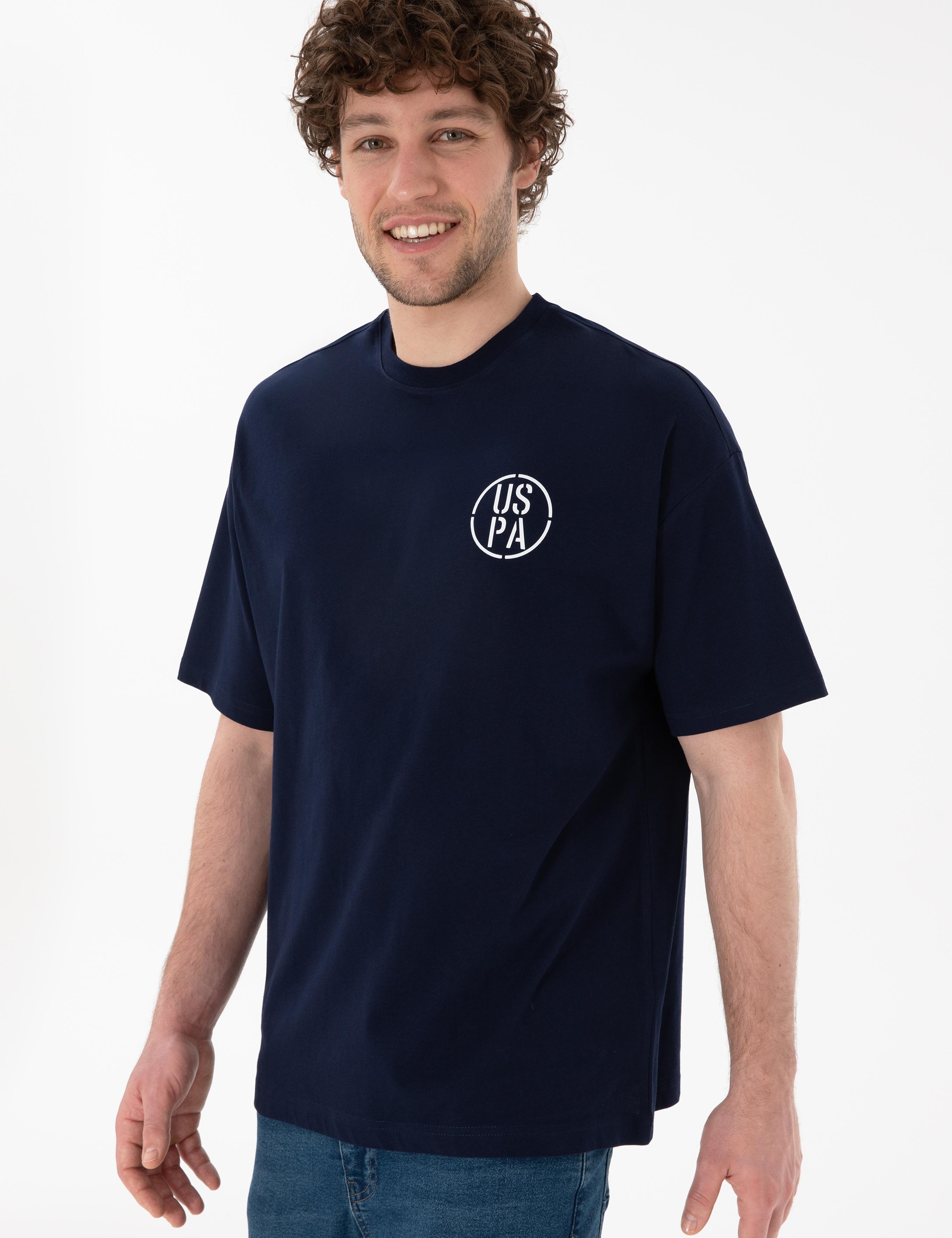 تی شرت یقه گرد آستین کوتاه Oversize یقه گرد مردانه یو اس پولو | U.S. Polo Assn. - تصویر 4