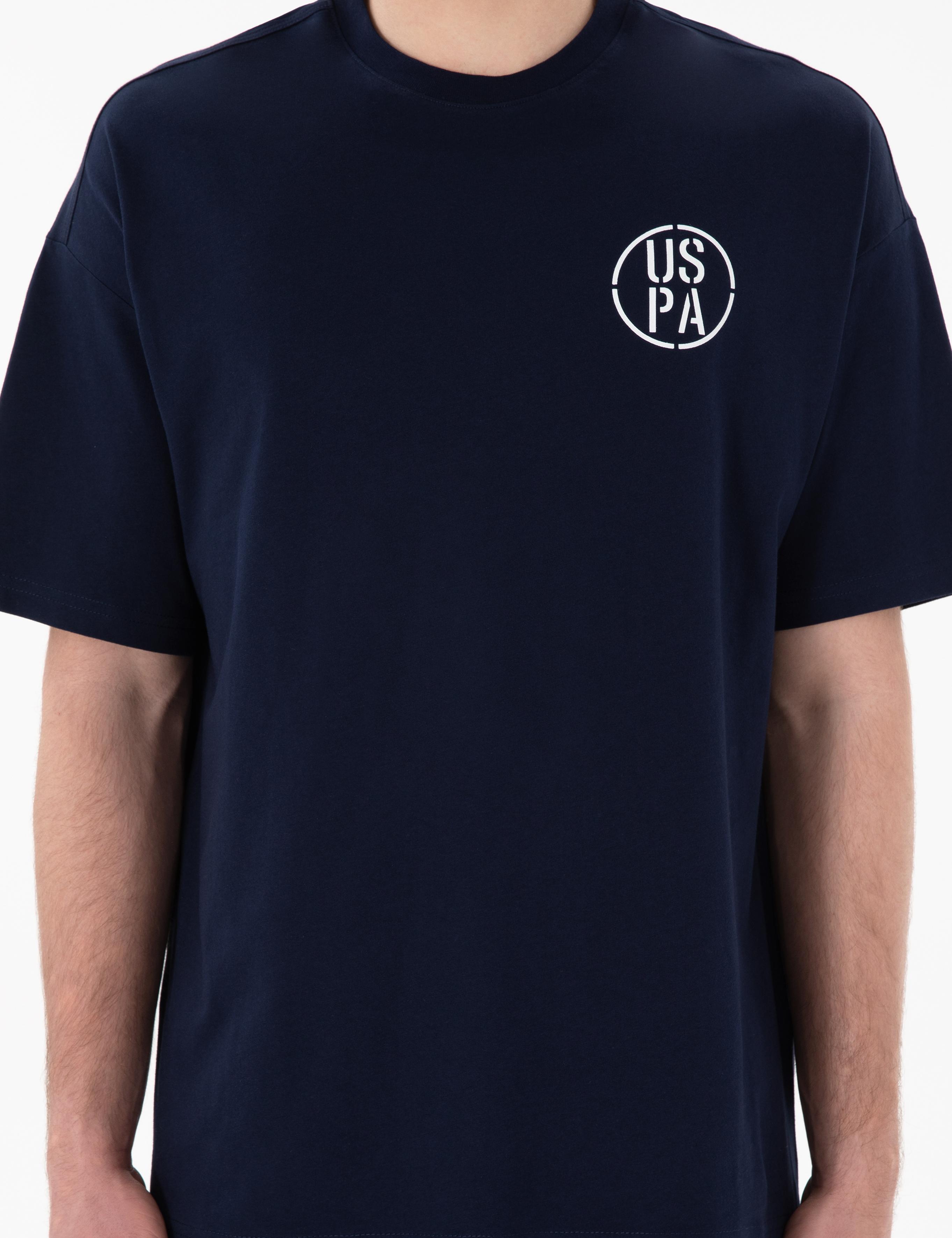 تی شرت یقه گرد آستین کوتاه Oversize یقه گرد مردانه یو اس پولو | U.S. Polo Assn. - تصویر 7