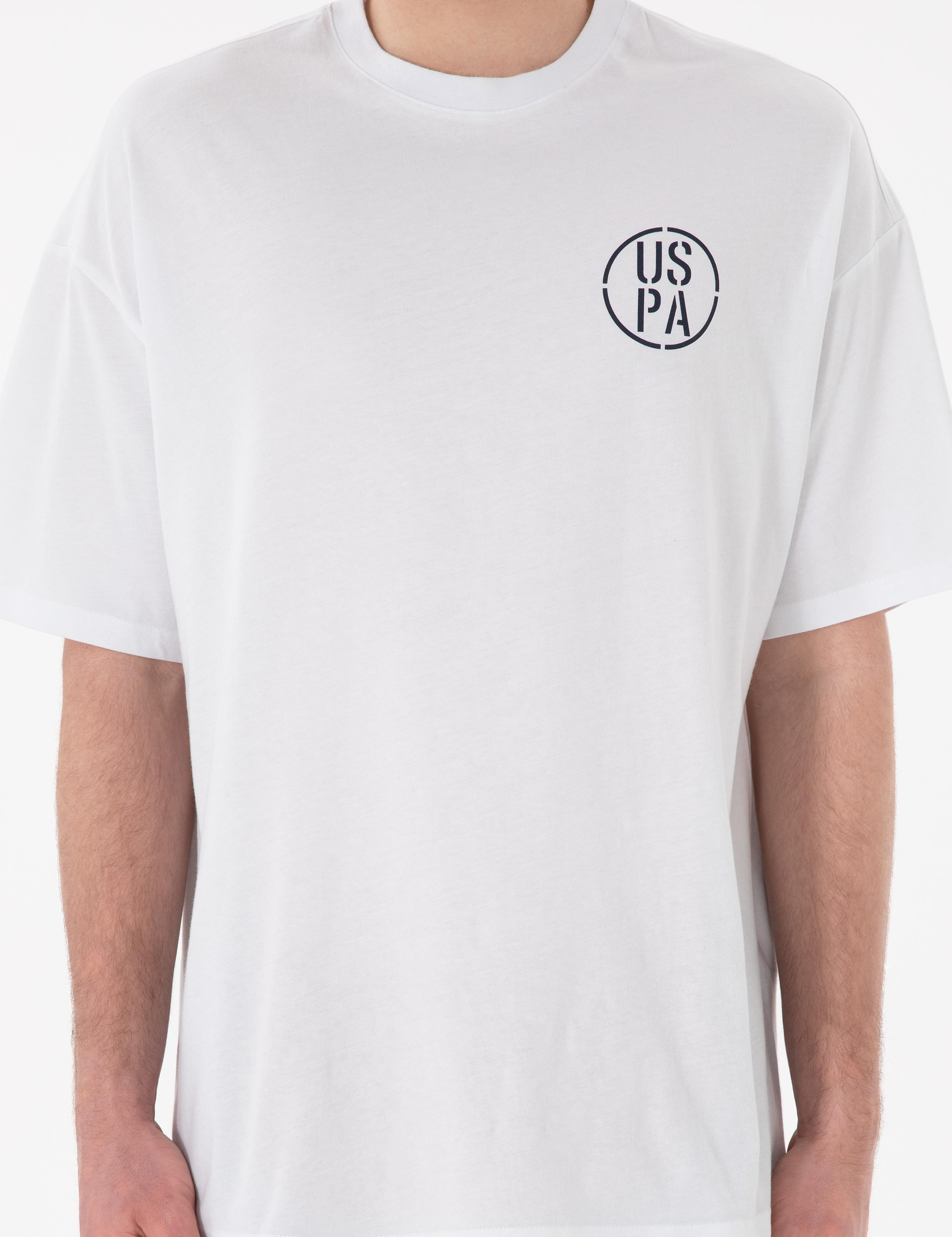 تی شرت یقه گرد آستین کوتاه Oversize یقه گرد مردانه یو اس پولو | U.S. Polo Assn. - تصویر 7