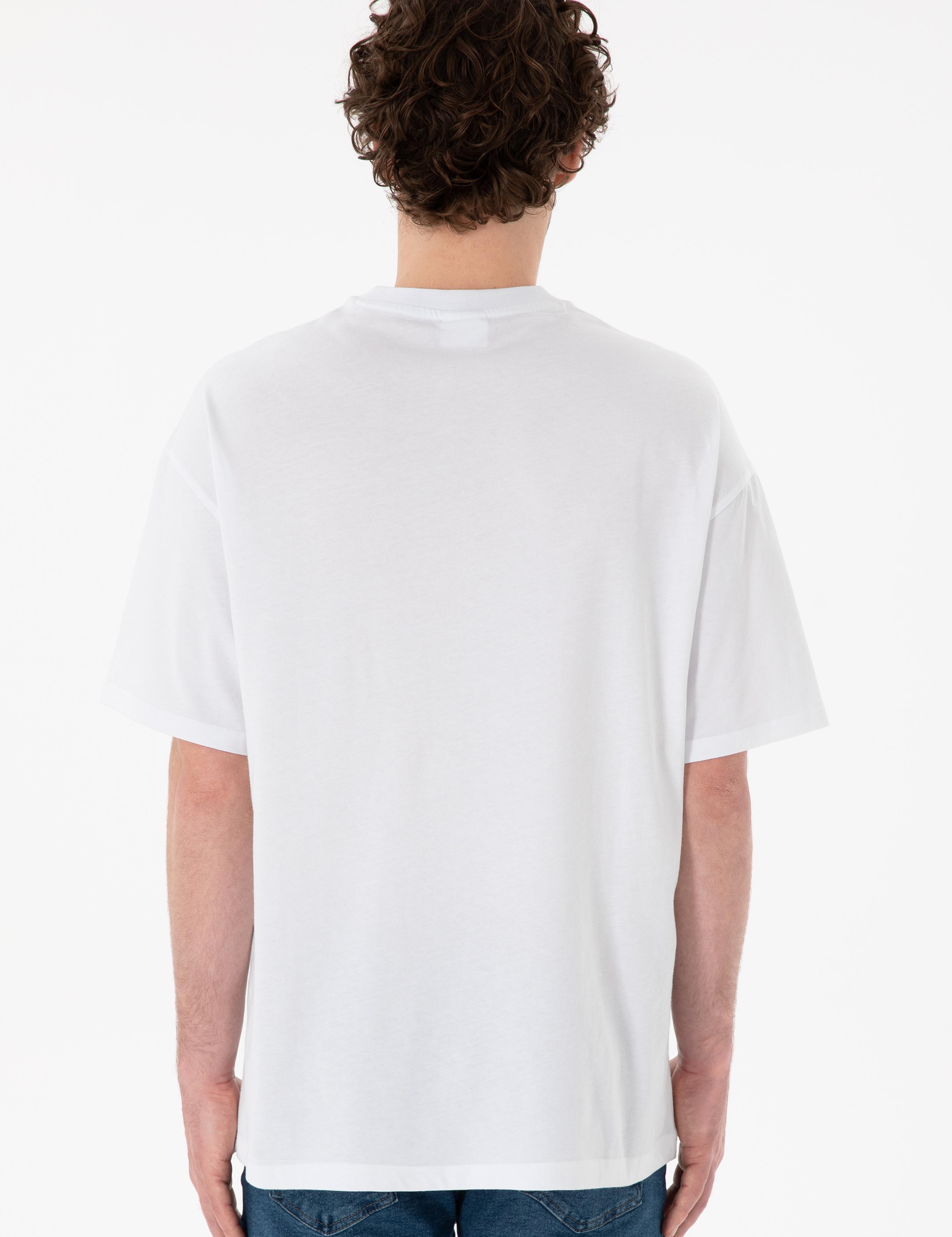 تی شرت یقه گرد آستین کوتاه Oversize یقه گرد مردانه یو اس پولو | U.S. Polo Assn. - تصویر 6