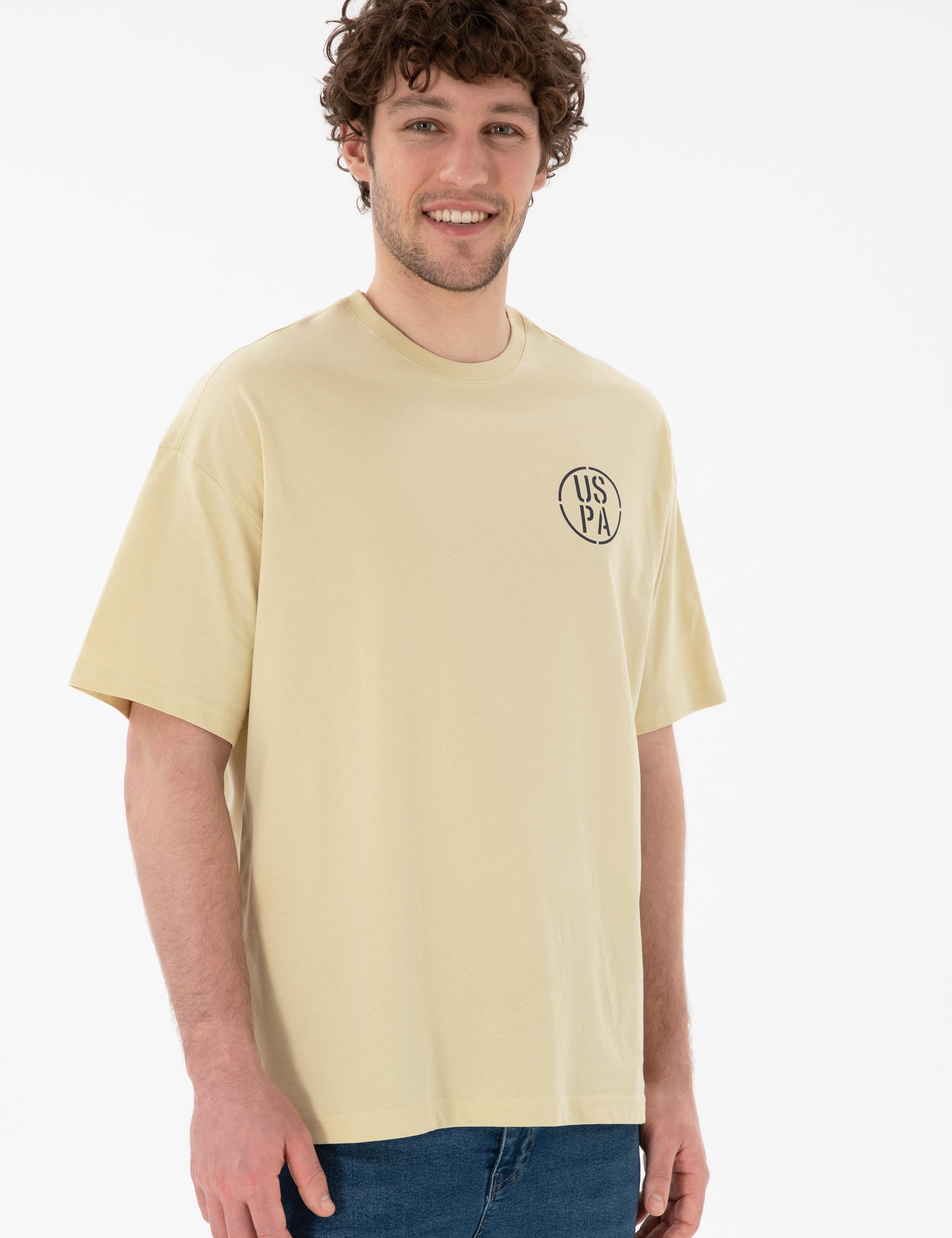 تی شرت یقه گرد آستین کوتاه Oversize یقه گرد مردانه یو اس پولو | U.S. Polo Assn. - تصویر 2