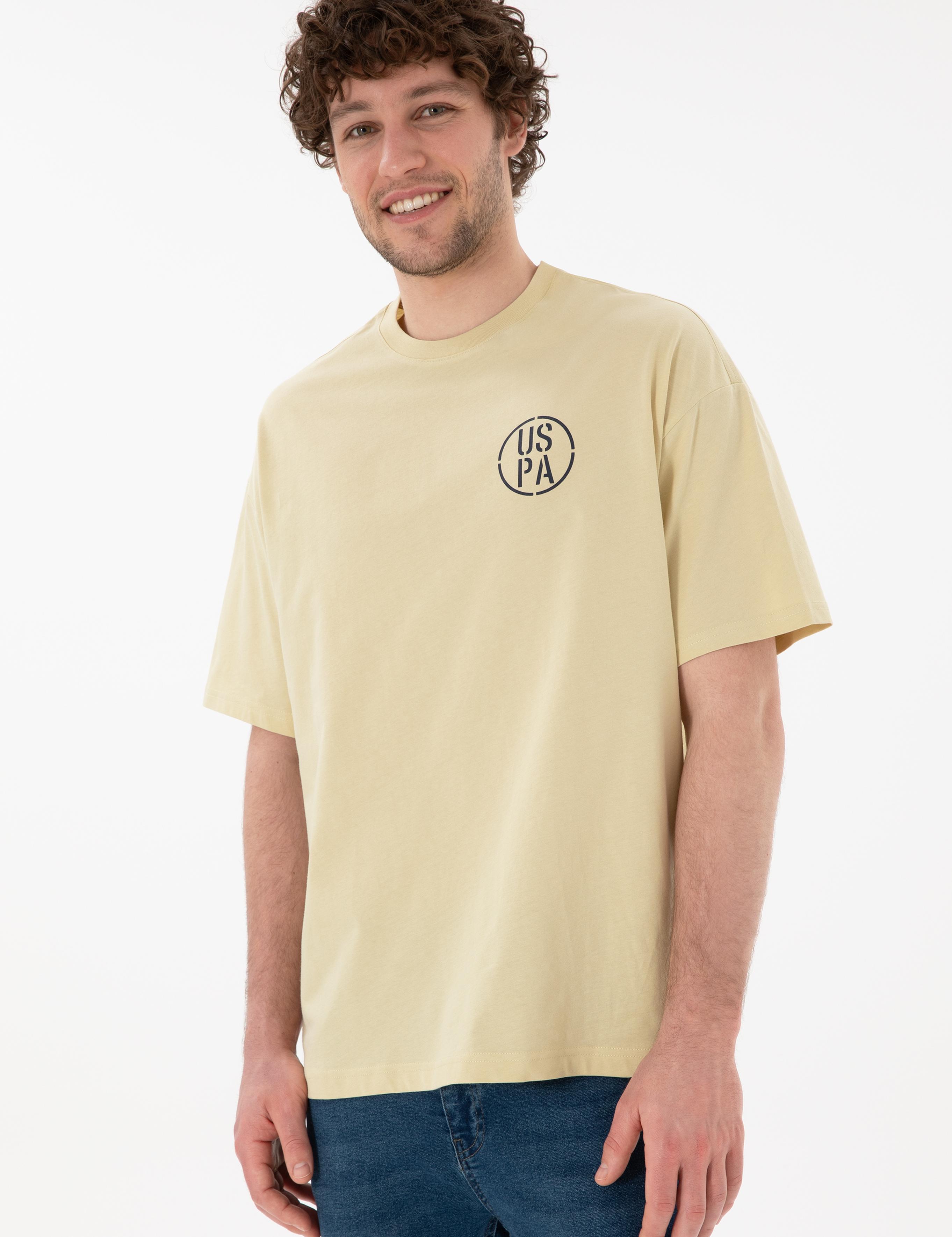 تی شرت یقه گرد آستین کوتاه Oversize یقه گرد مردانه یو اس پولو | U.S. Polo Assn. - تصویر 4