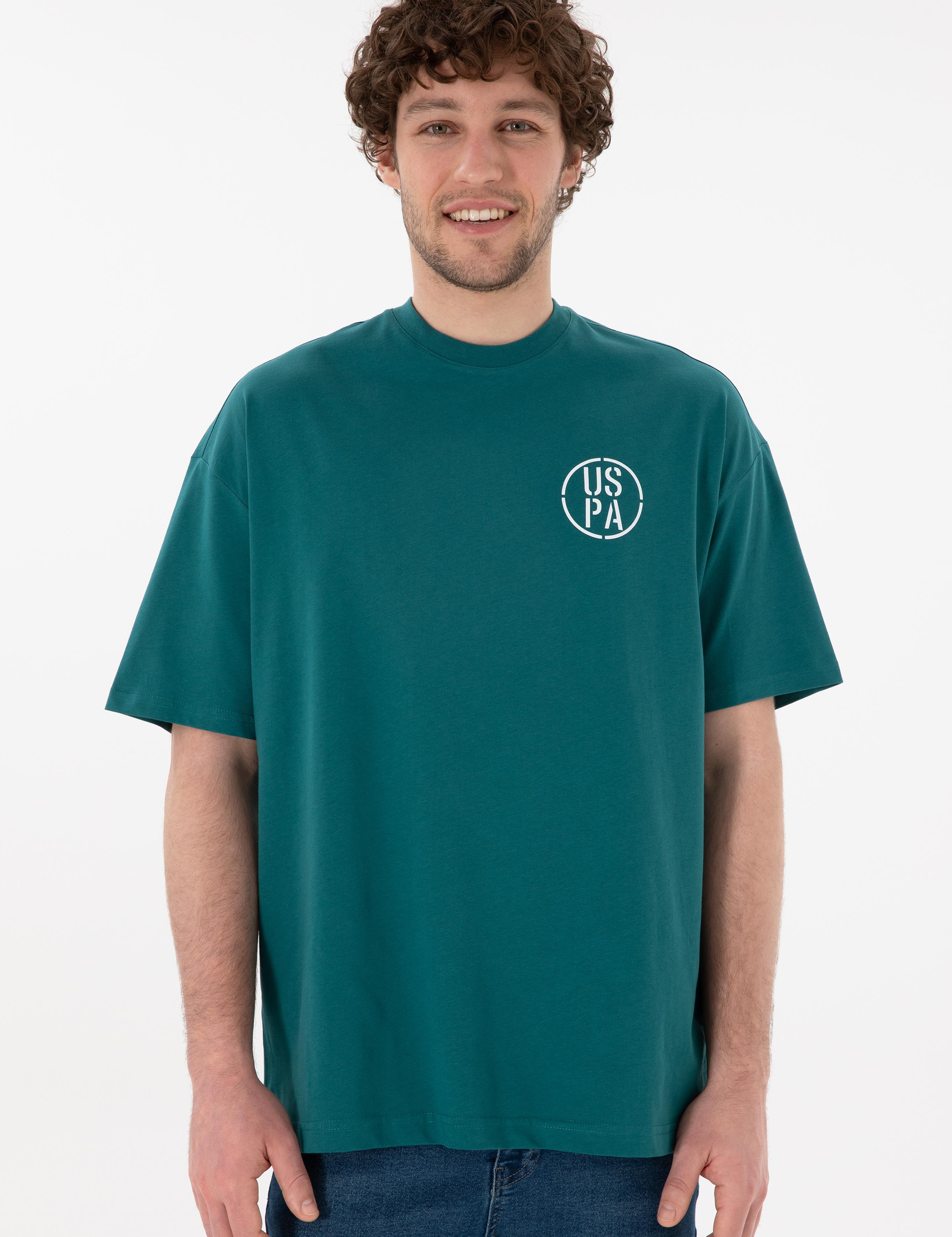 تی شرت یقه گرد آستین کوتاه Oversize یقه گرد مردانه یو اس پولو | U.S. Polo Assn. - تصویر 4