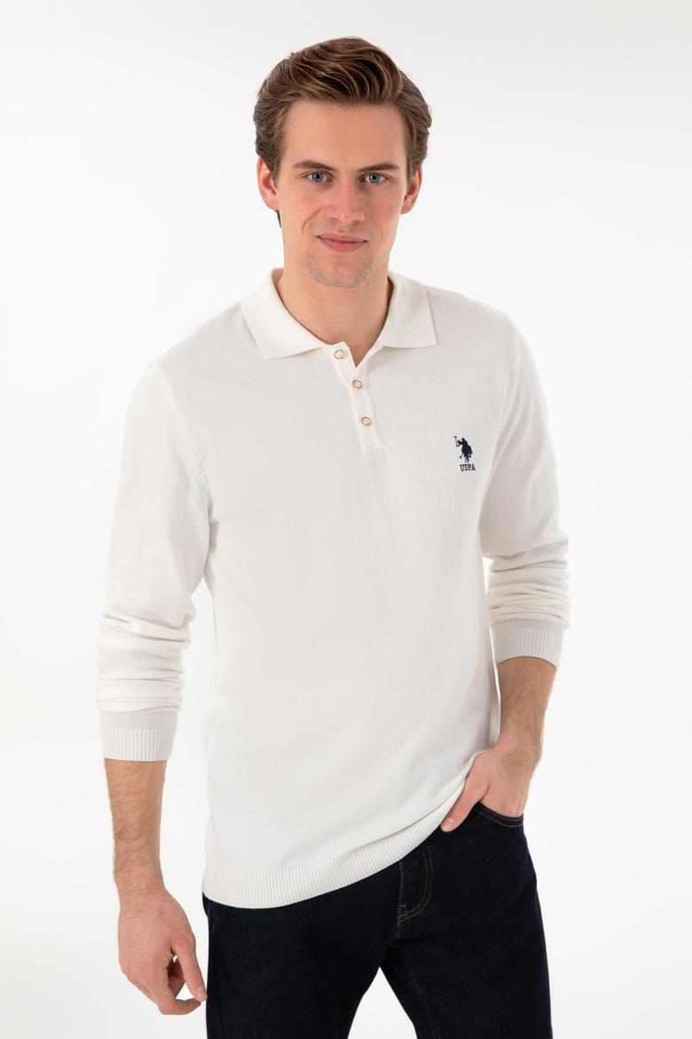 Erkek Ekru Basic Kazak - 50292434016