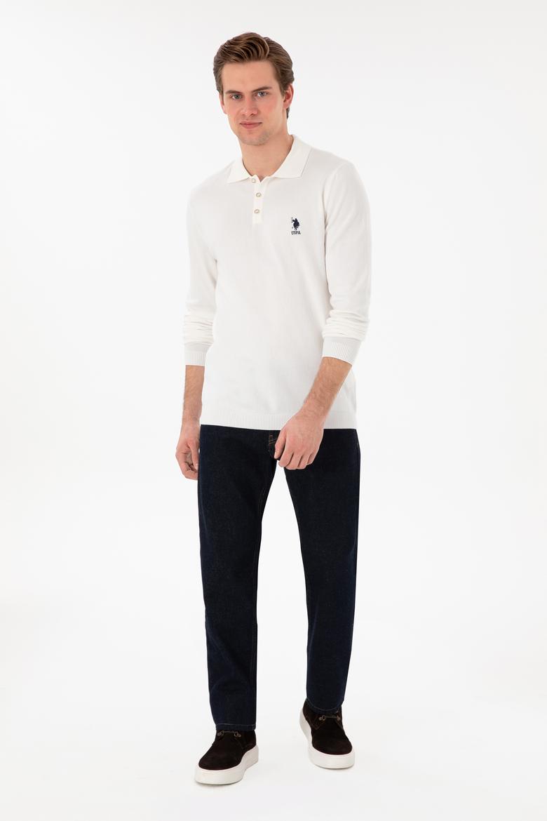 Erkek Ekru Basic Kazak - 50292434016