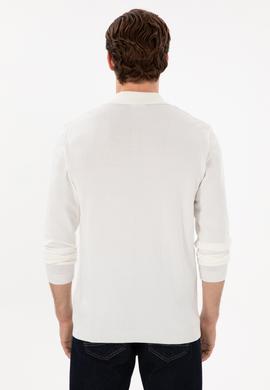 Erkek Ekru Basic Kazak - 50292434016