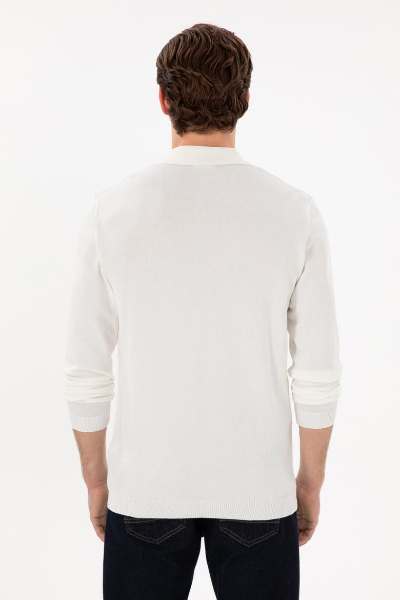 Erkek Ekru Basic Kazak - 50292434016