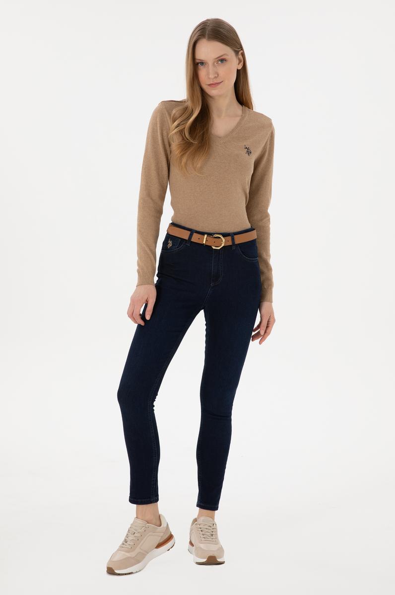 Kadın Mavi Skinny Fit Jean Pantolon