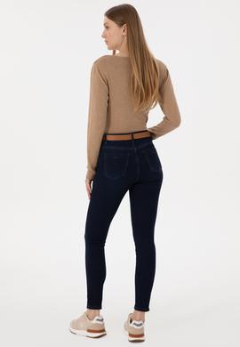 Kadın Mavi Skinny Fit Jean Pantolon - 50297484005