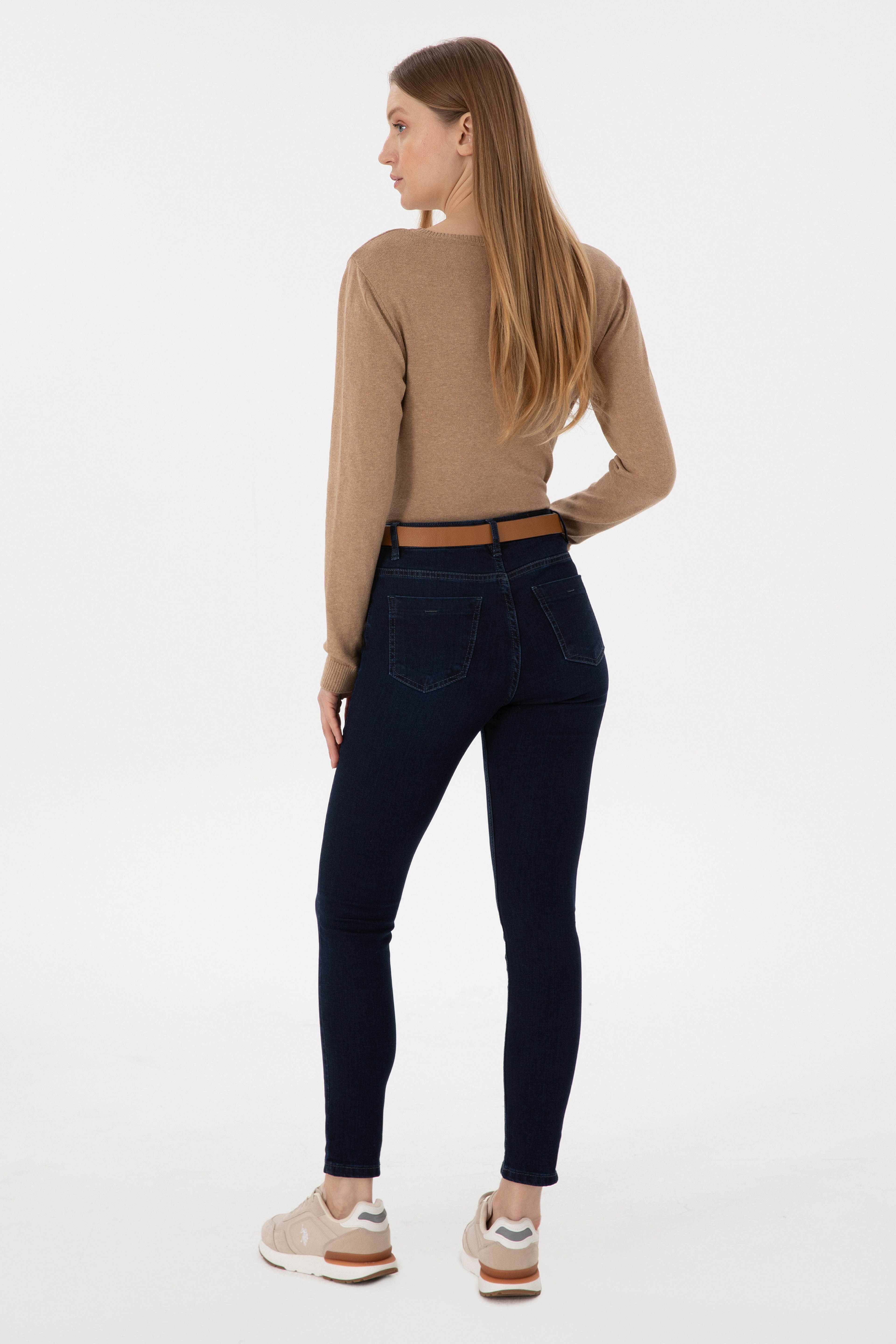 Kadın Mavi Skinny Fit Jean Pantolon