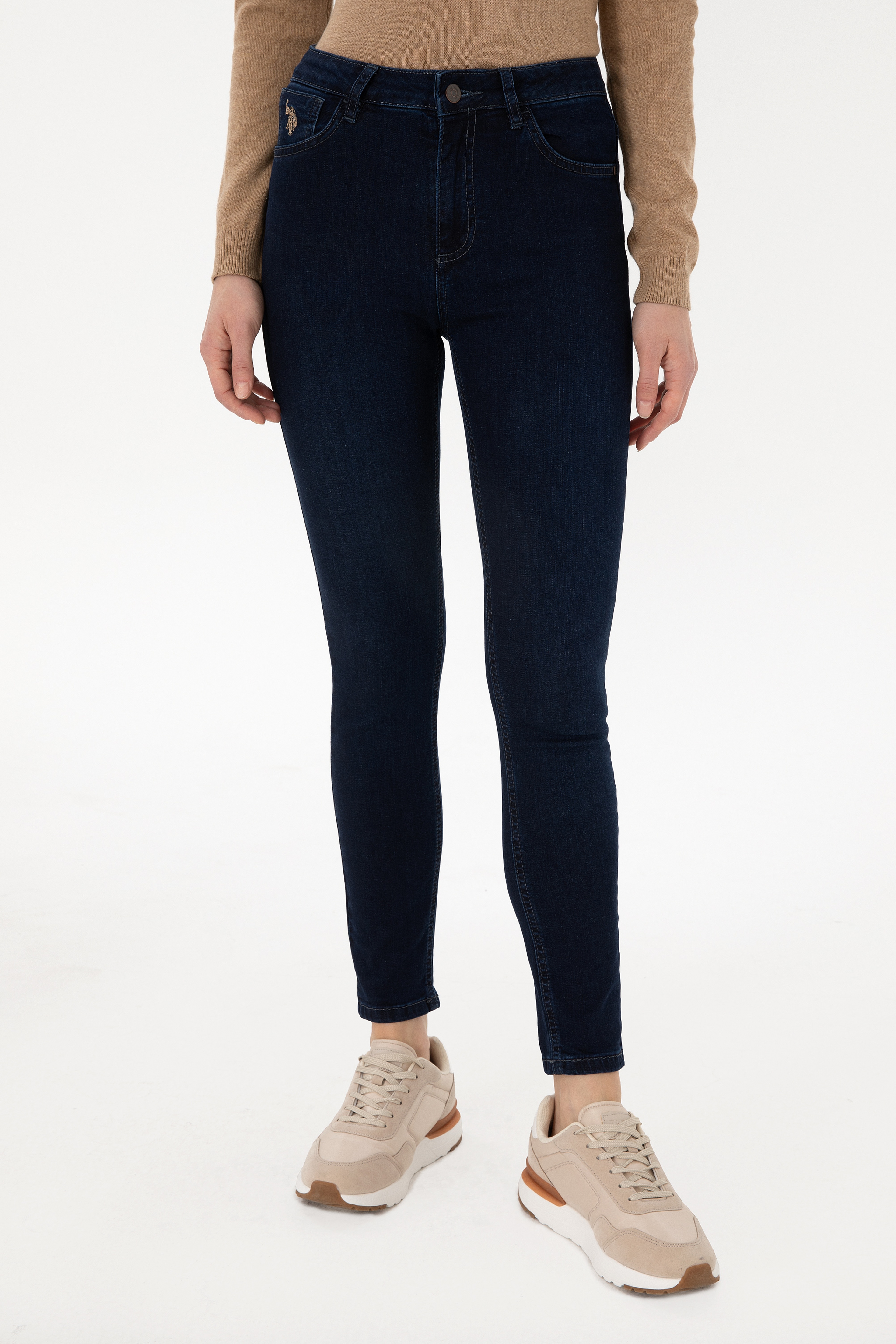 Kadın Mavi Skinny Fit Jean Pantolon - Image 2
