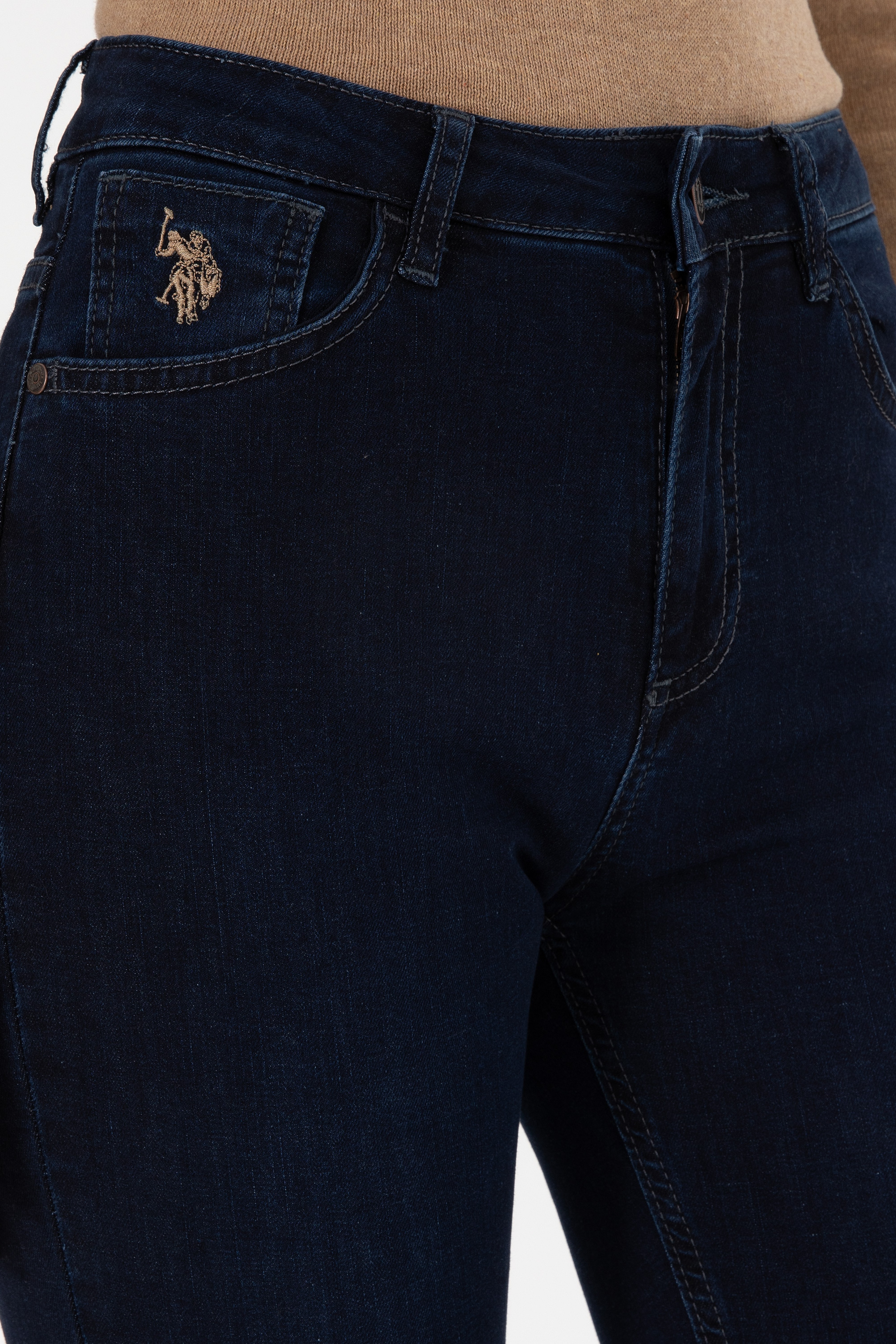 Kadın Mavi Skinny Fit Jean Pantolon - Image 5