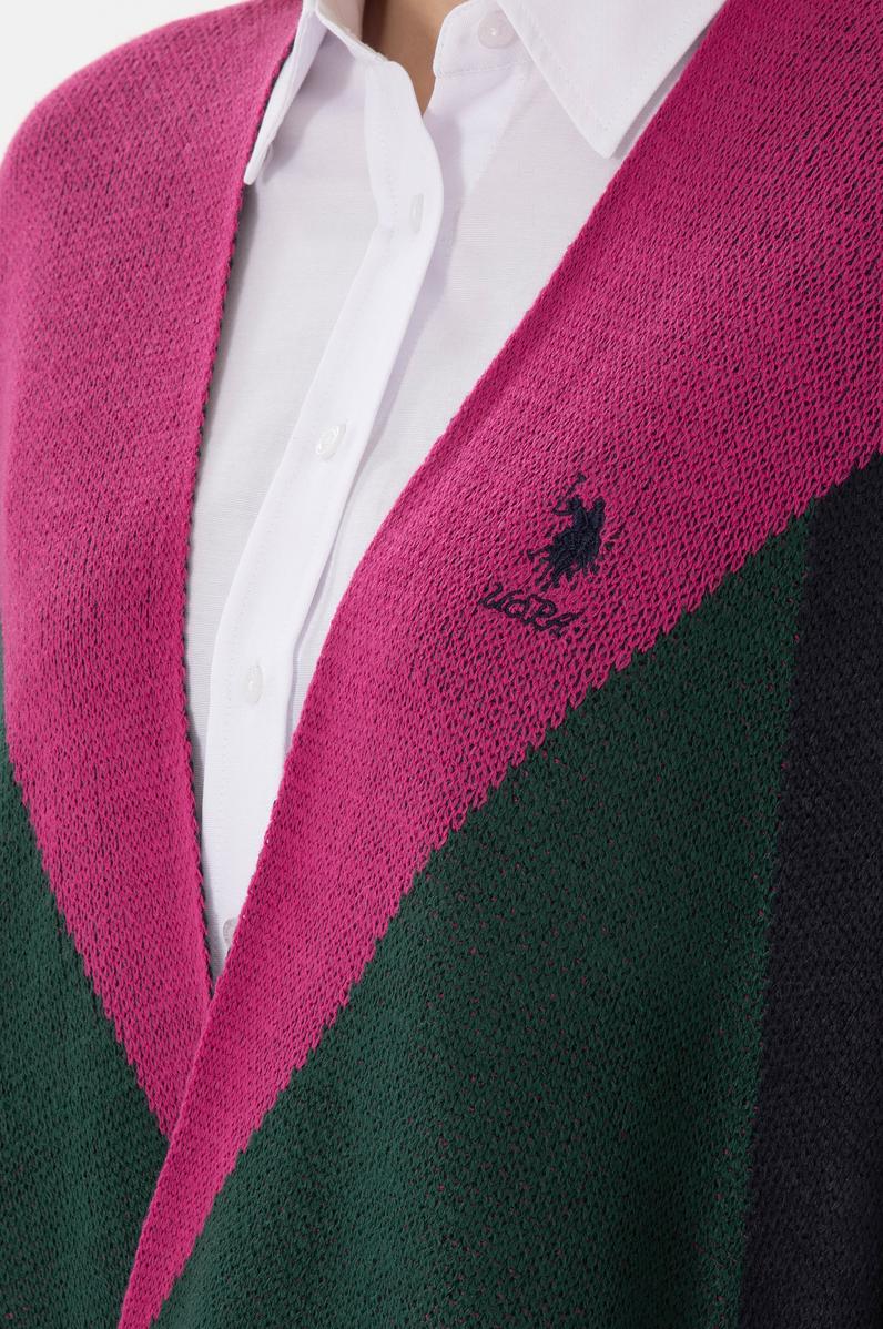 Kadın Lacivert Triko Panço