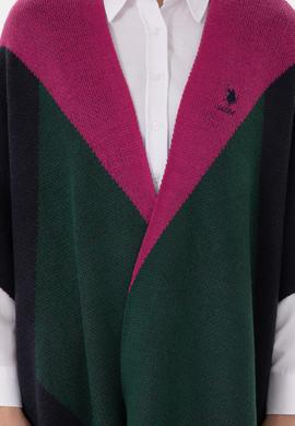 Kadın Lacivert Triko Panço - 50293029003