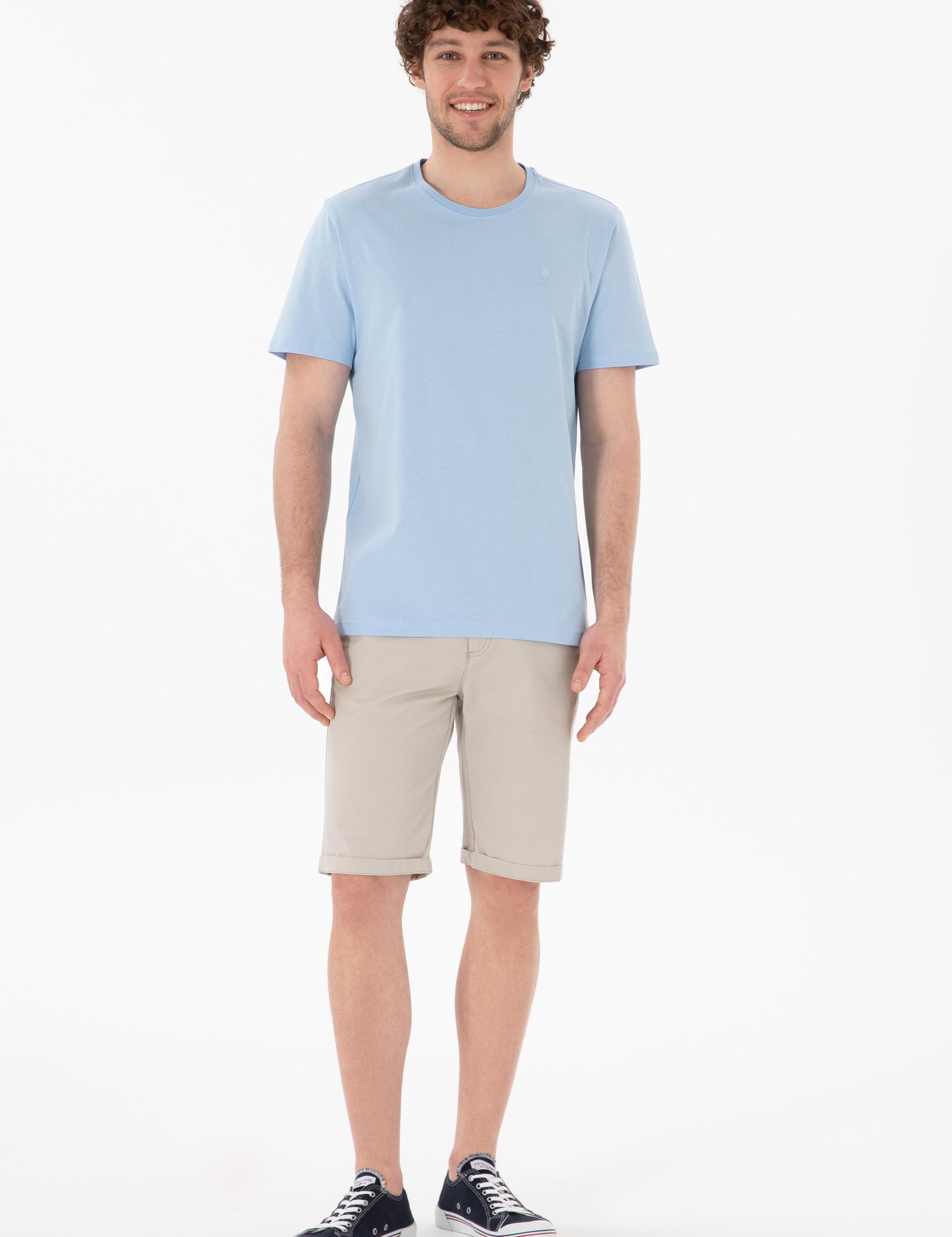 تی شرت یقه گرد آستین کوتاه رگولار یقه گرد مردانه یو اس پولو | U.S. Polo Assn. - تصویر 5