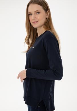 Kadın Lacivert Bisiklet Yaka Basic Kazak - 50293510010