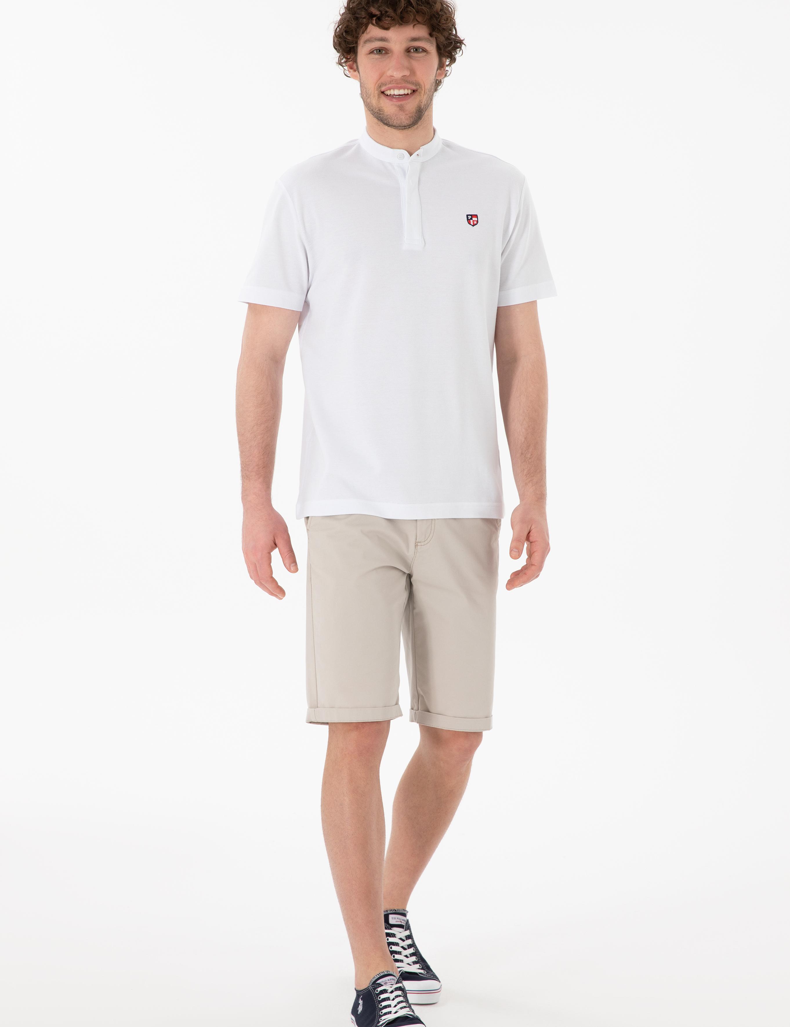 تی شرت یقه دیپلمات آستین کوتاه رگولار یقه دیپلمات مردانه یو اس پولو | U.S. Polo Assn. - تصویر 5
