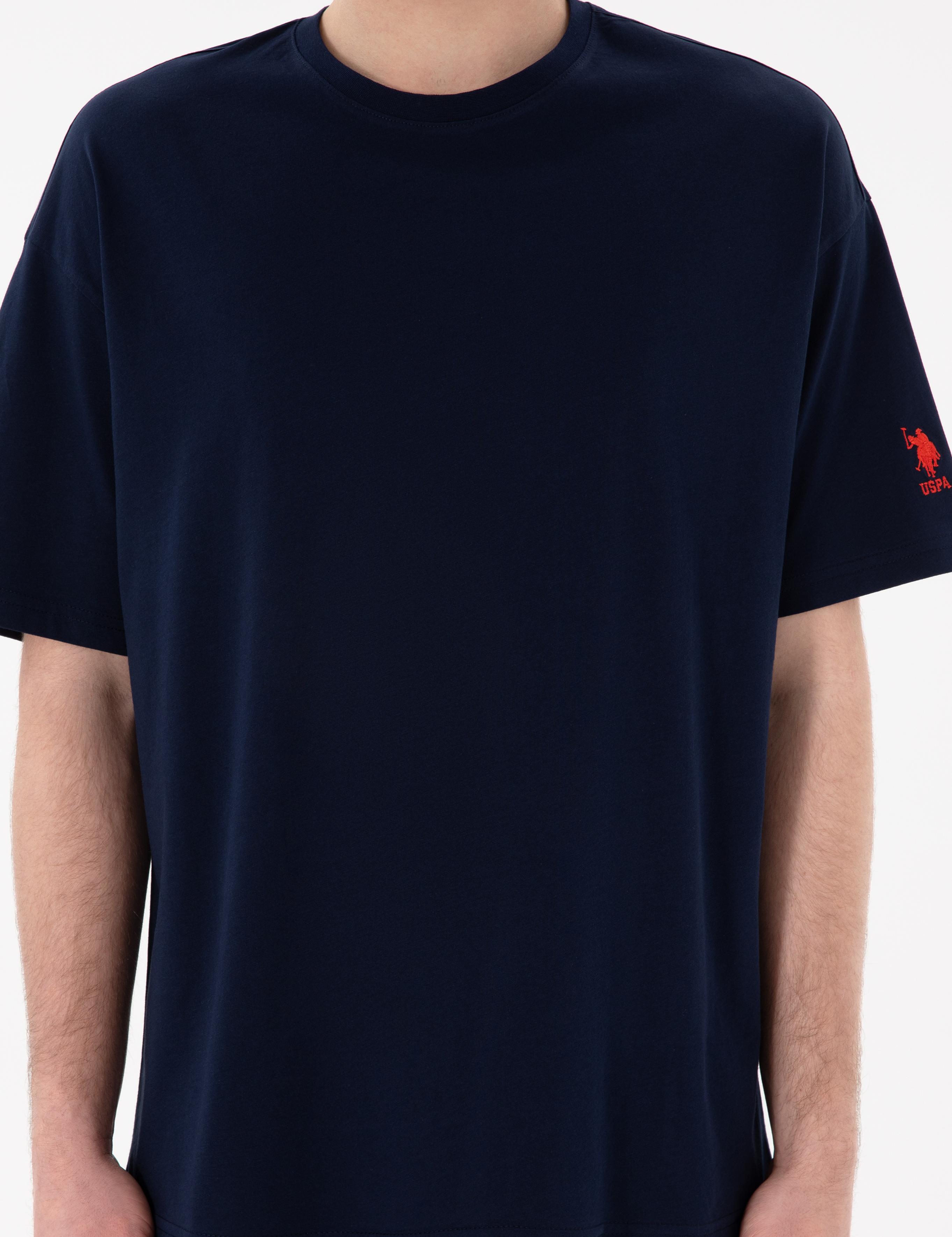 تی شرت یقه گرد آستین کوتاه Oversize یقه گرد مردانه یو اس پولو | U.S. Polo Assn. - تصویر 7