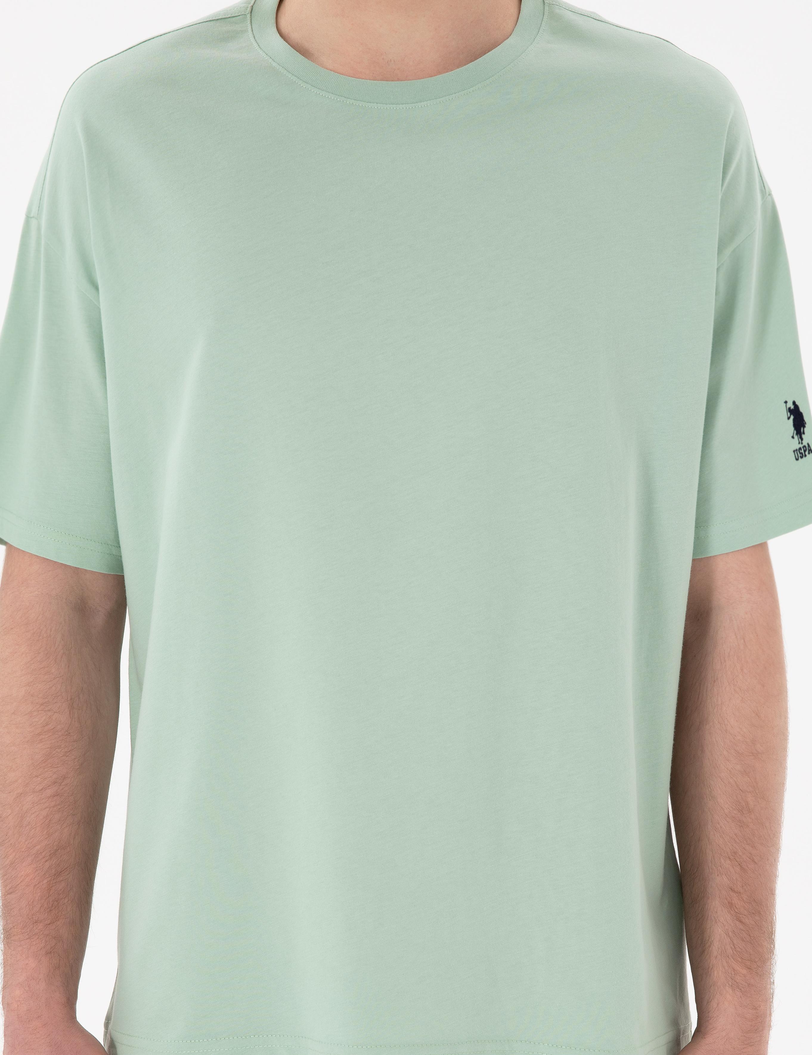 تی شرت یقه گرد آستین کوتاه Oversize یقه گرد مردانه یو اس پولو | U.S. Polo Assn. - تصویر 7