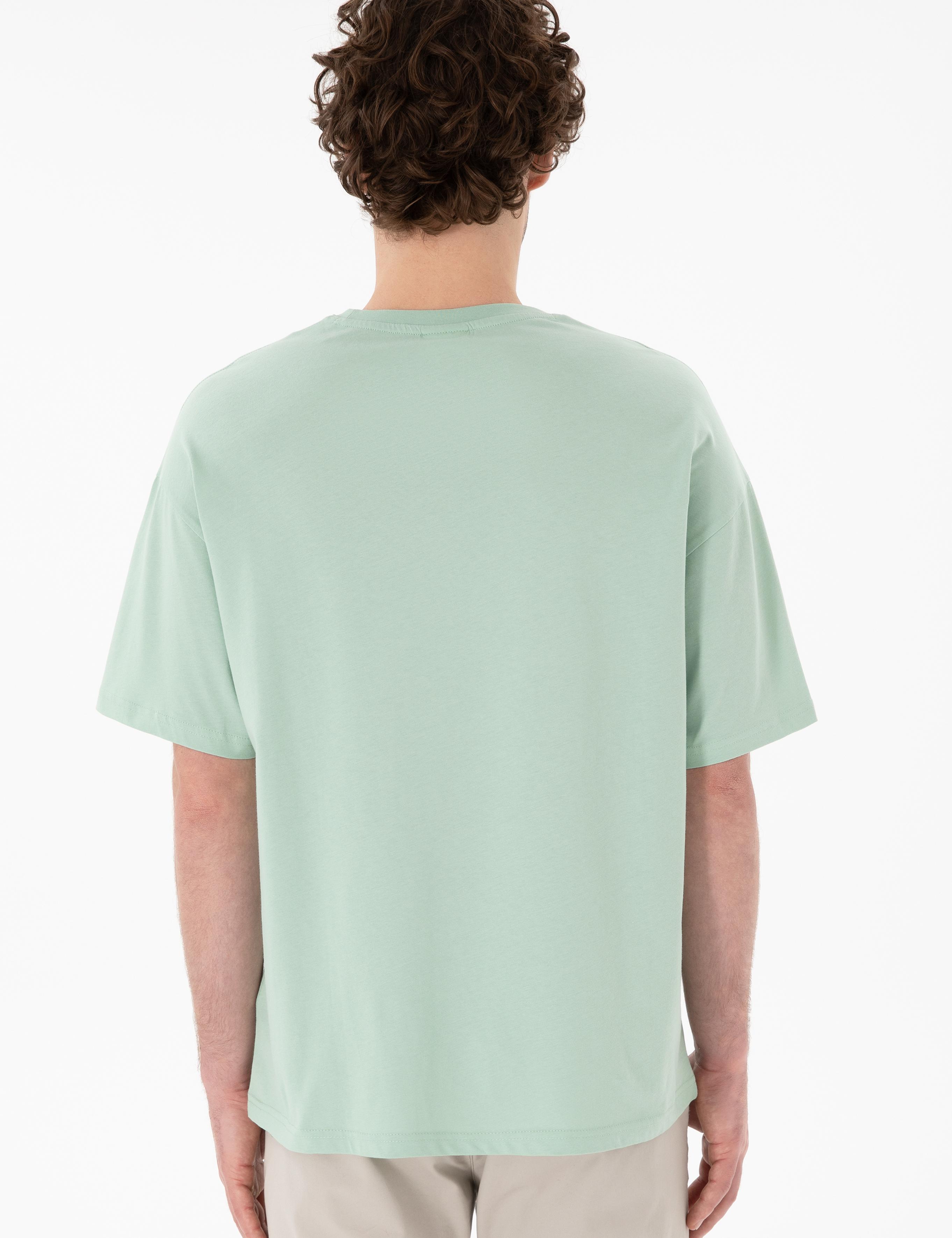 تی شرت یقه گرد آستین کوتاه Oversize یقه گرد مردانه یو اس پولو | U.S. Polo Assn. - تصویر 6