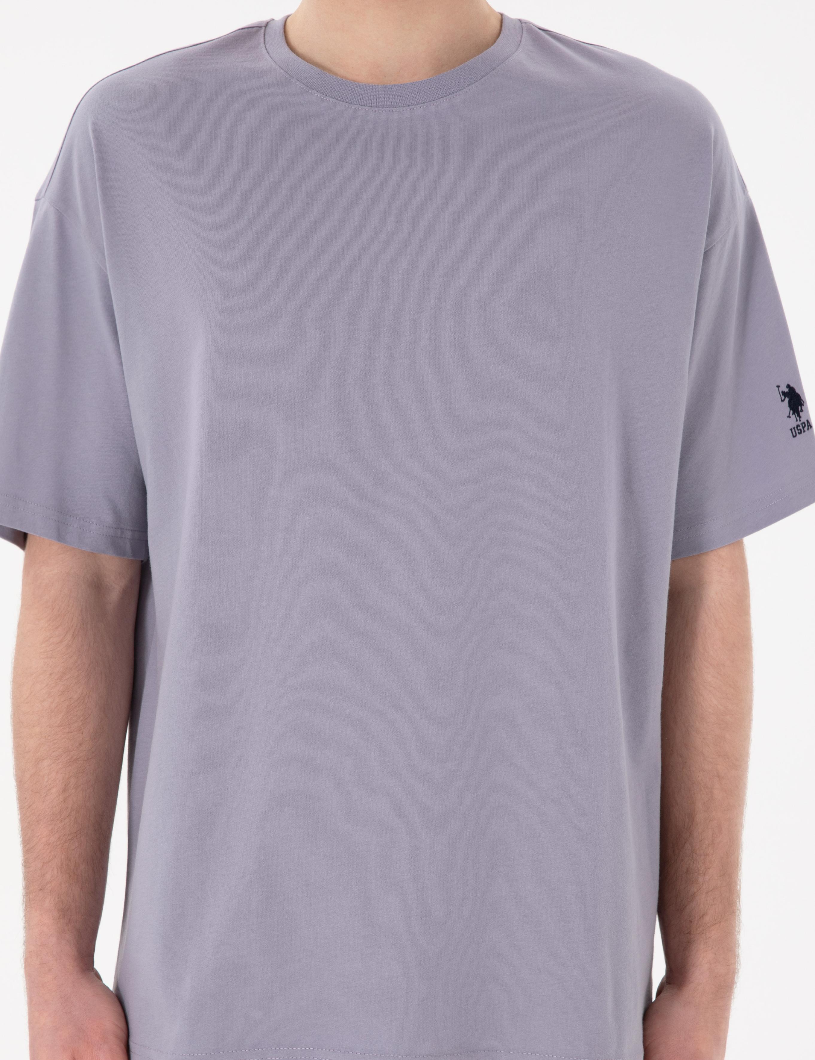 تی شرت یقه گرد آستین کوتاه Oversize یقه گرد مردانه یو اس پولو | U.S. Polo Assn. - تصویر 7