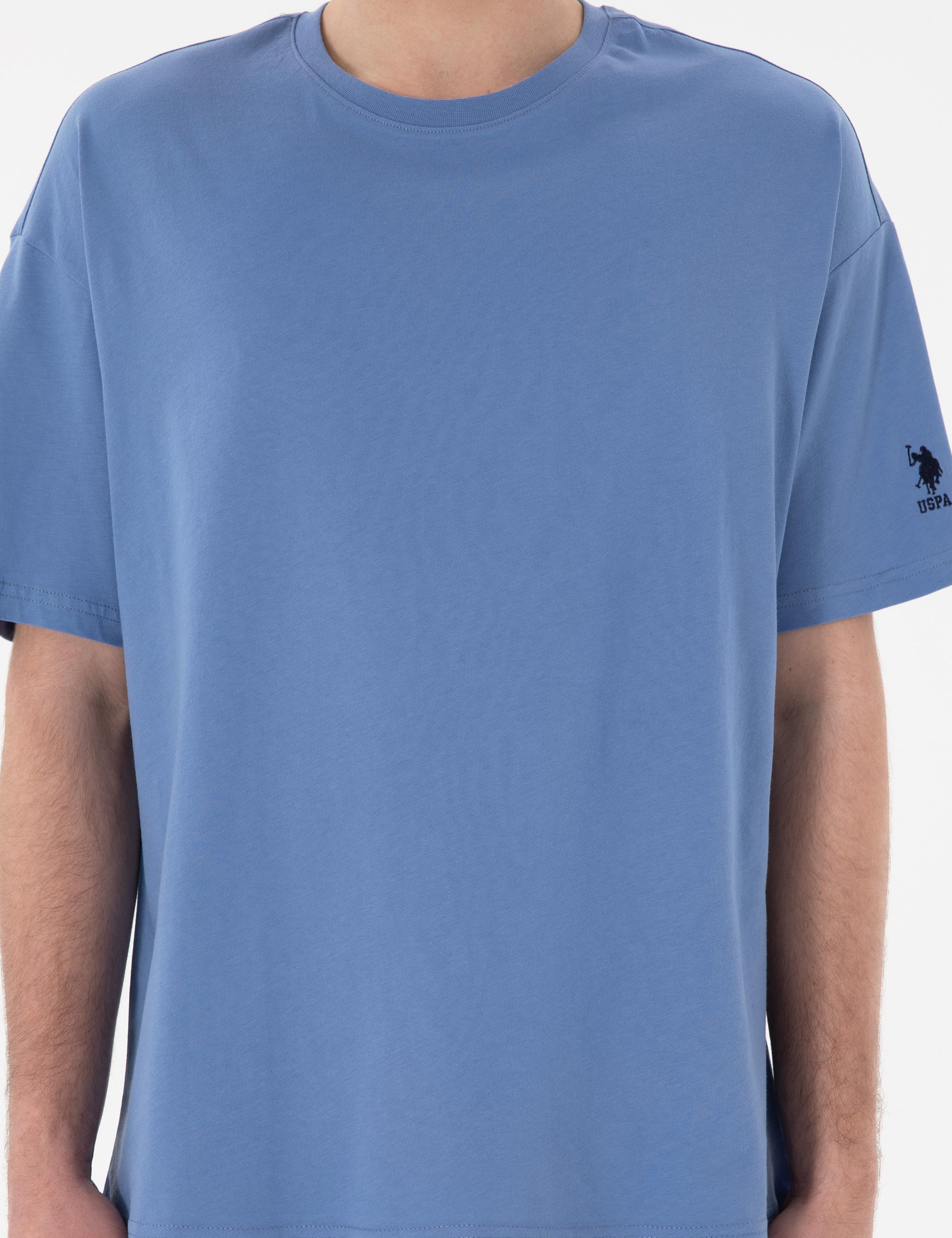 تی شرت یقه گرد آستین کوتاه Oversize یقه گرد مردانه یو اس پولو | U.S. Polo Assn. - تصویر 7