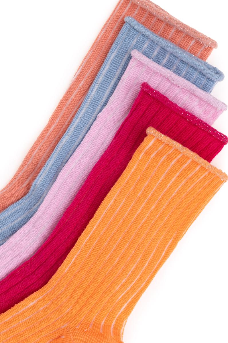 Kız Çocuk Nar Çiçeği Çorap