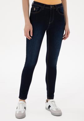 Kadın Koyu Mavi Skinny Fit Jean Pantolon - 50266546002