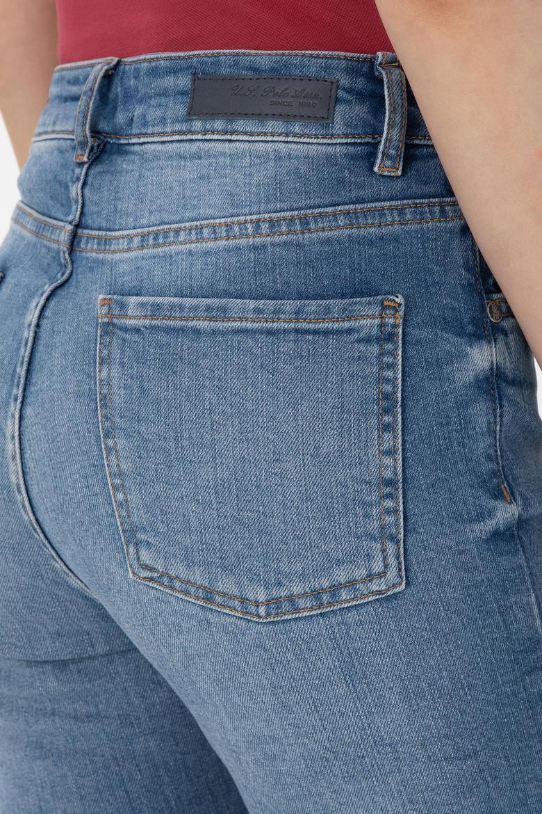 Kadın Mavi Slim High Waist Fit Jean Pantolon - 50266283007