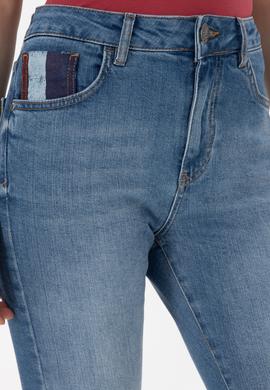 Kadın Mavi Slim High Waist Fit Jean Pantolon - 50266283007