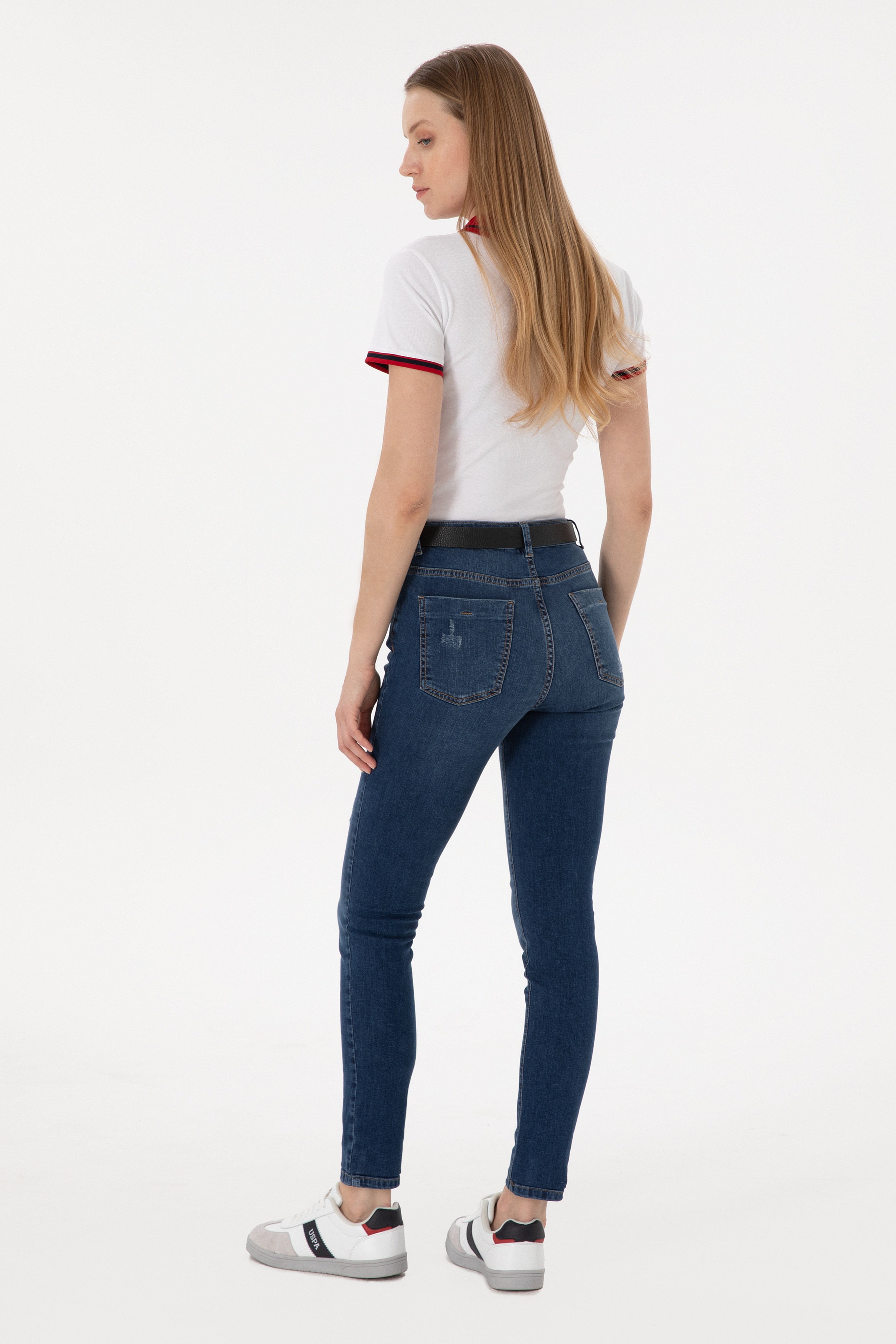 Kadın Mavi Skinny Fit Jean Pantolon