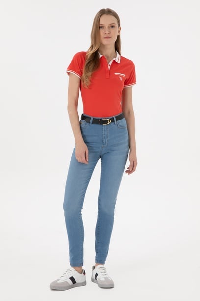 Kadın Açık Mavi Skinny High Waist Fit Jean Pantolon