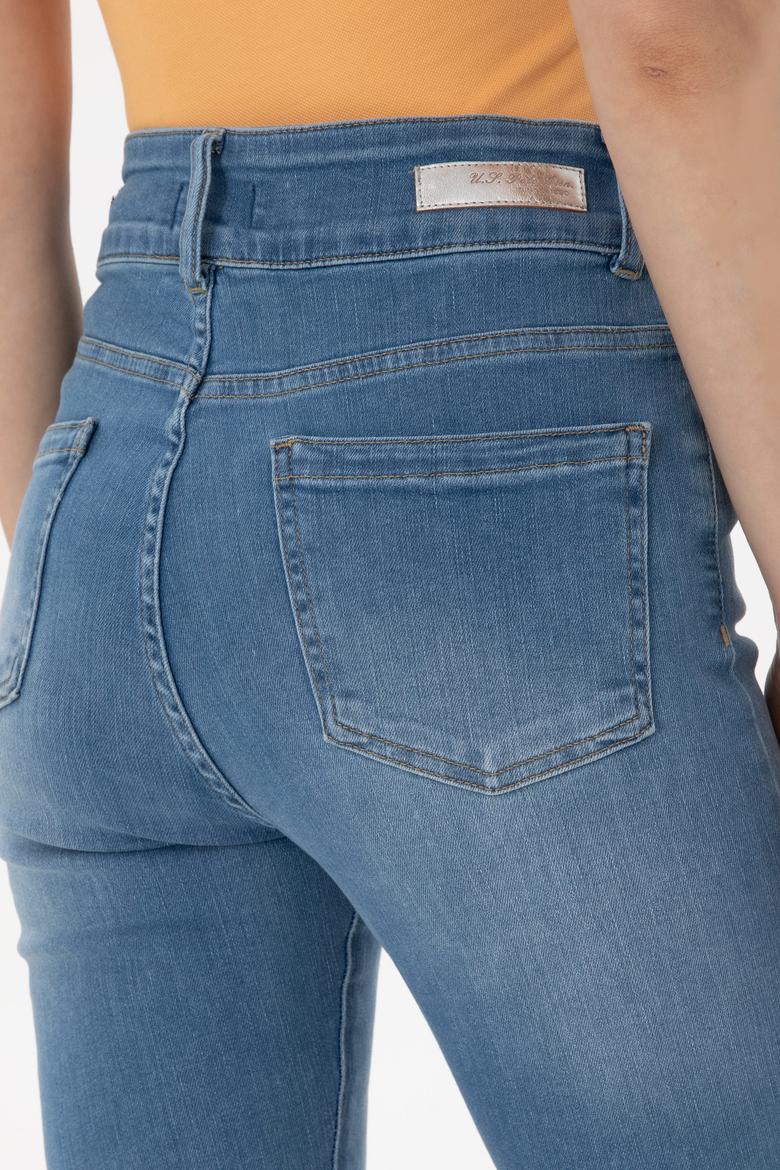 Kadın Mavi Slim Hight Waist Fit Jean Pantolon - 50263781003